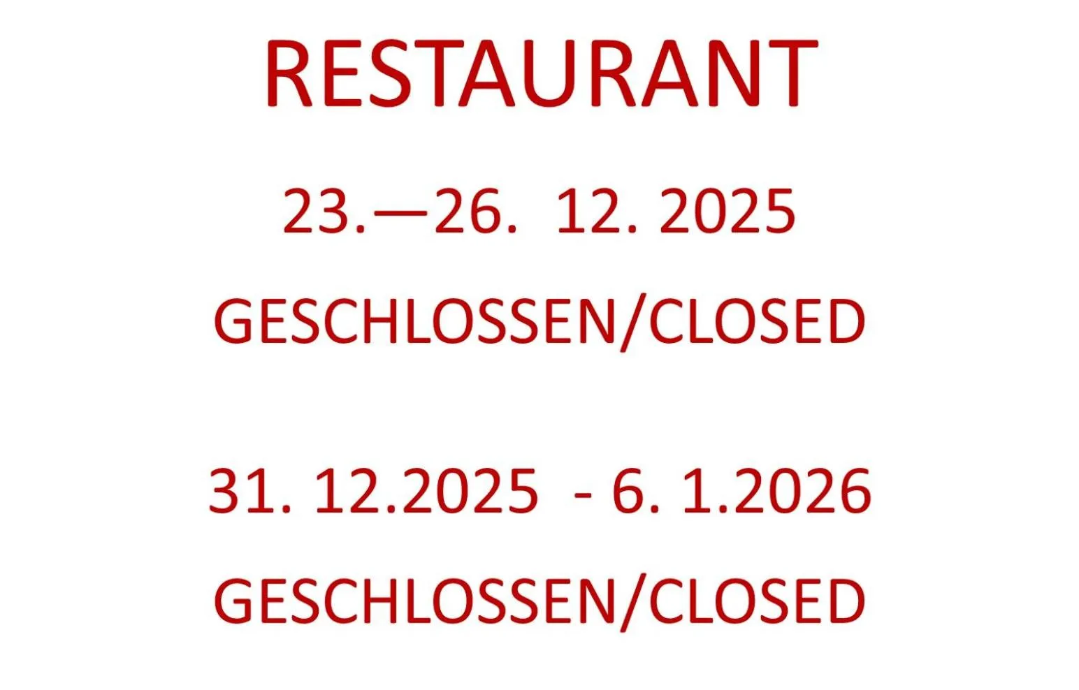 Restaurant/places to eat in Hotel Restaurant Schwartz