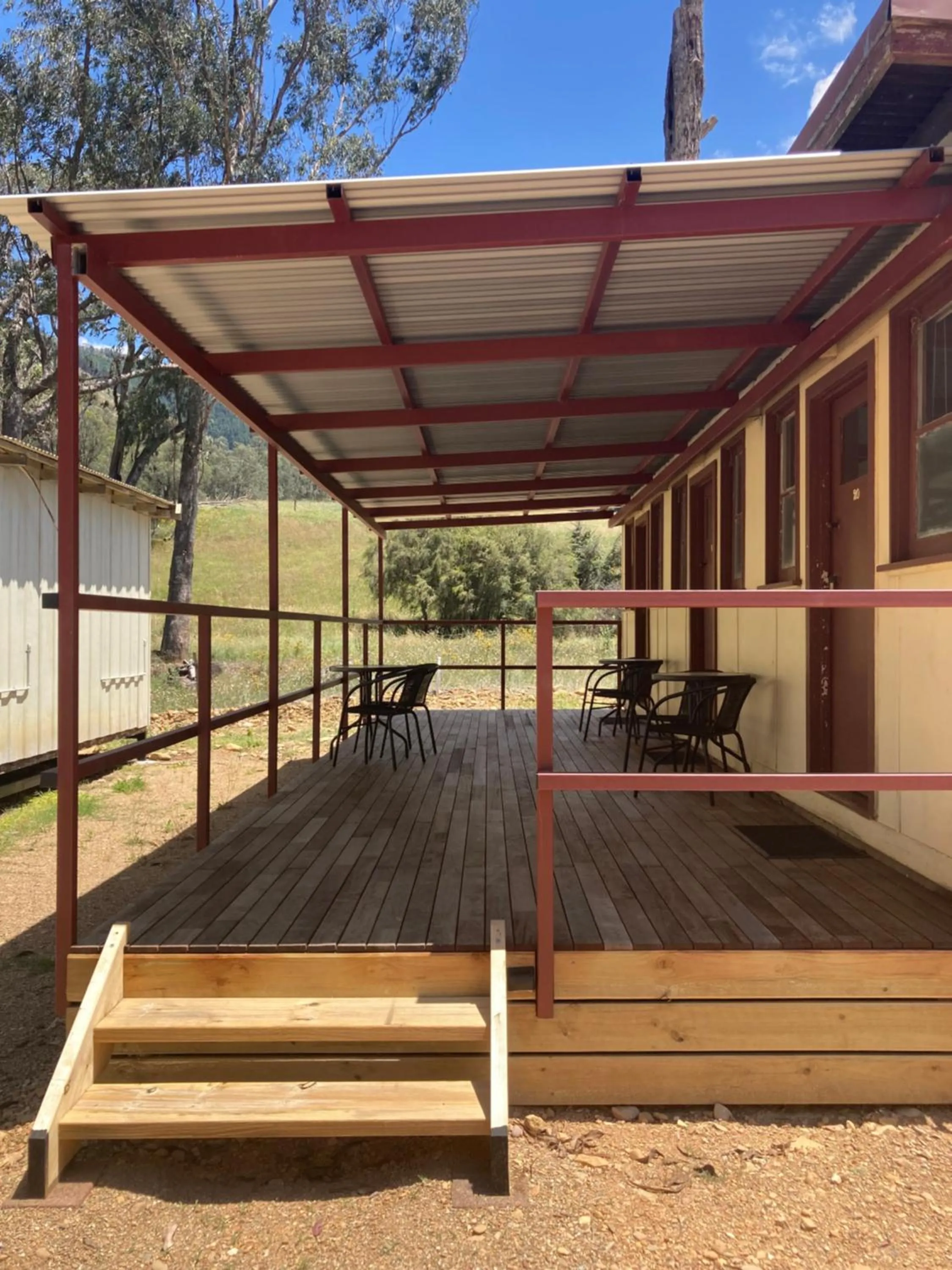 Patio in Bright Cabin Park