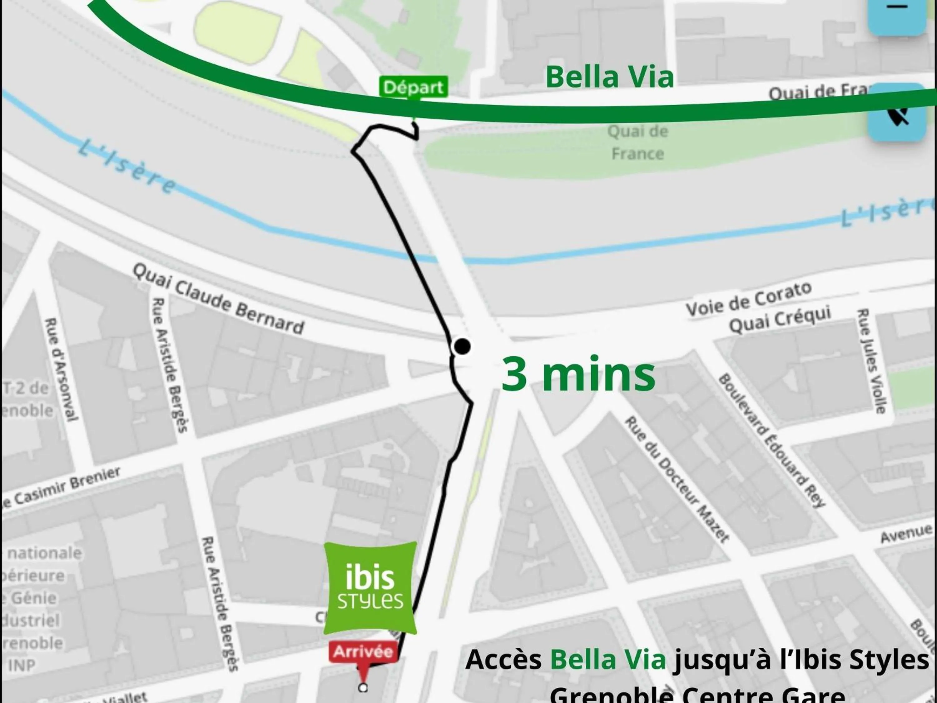 Property building in ibis Styles Grenoble Centre Gare