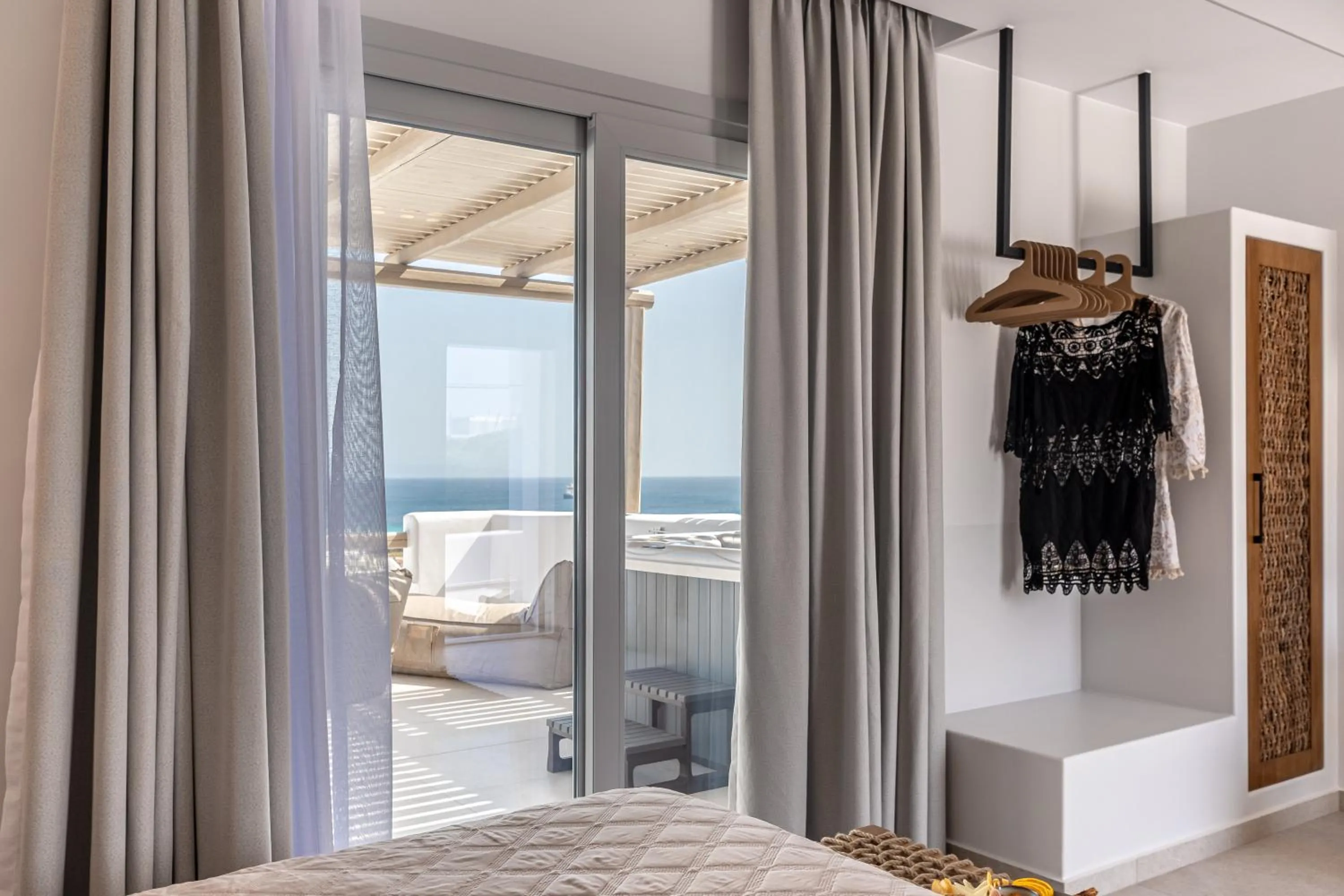 Sea view, Bed in Lianos Village