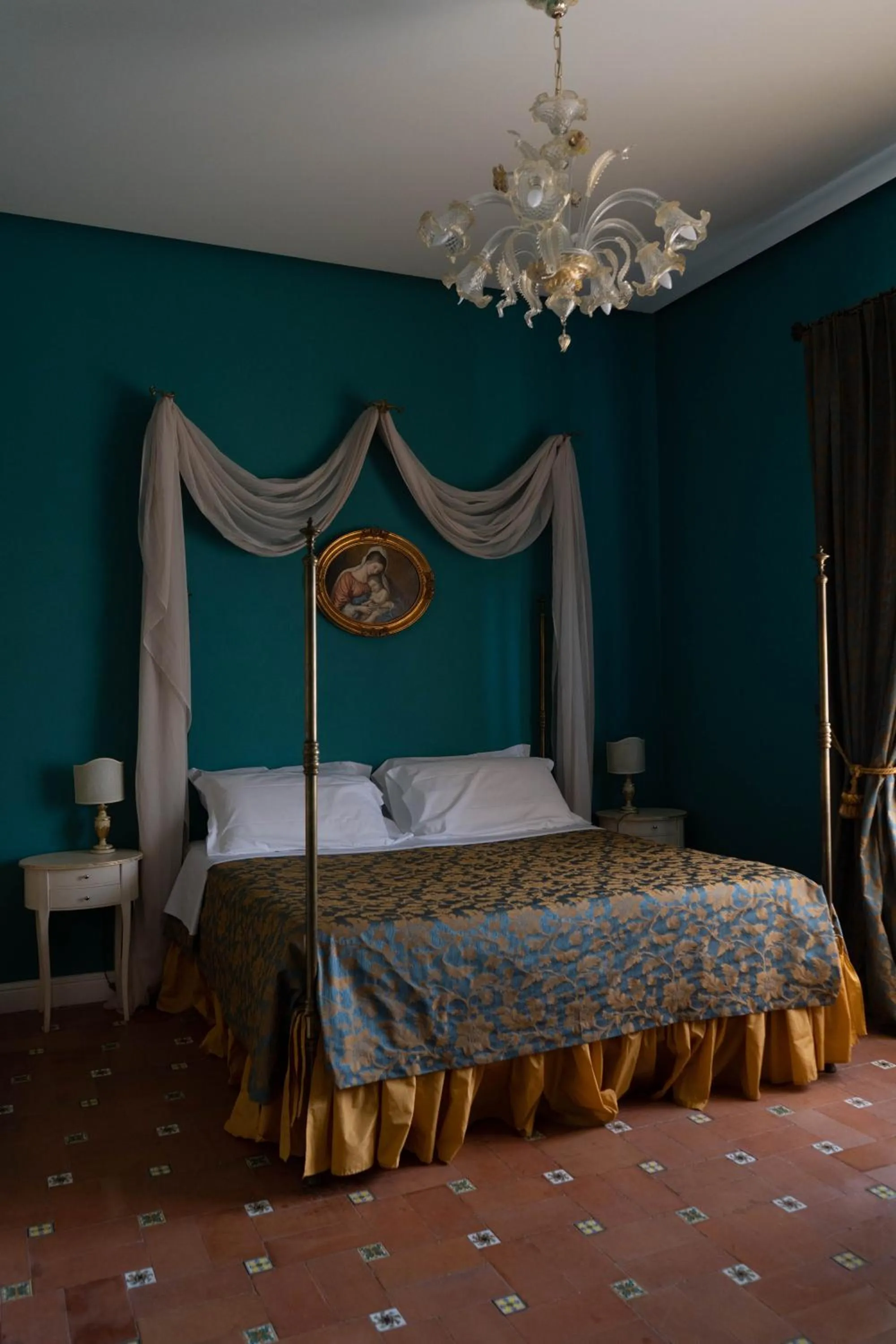 Bed in Hotel Villa Dorata