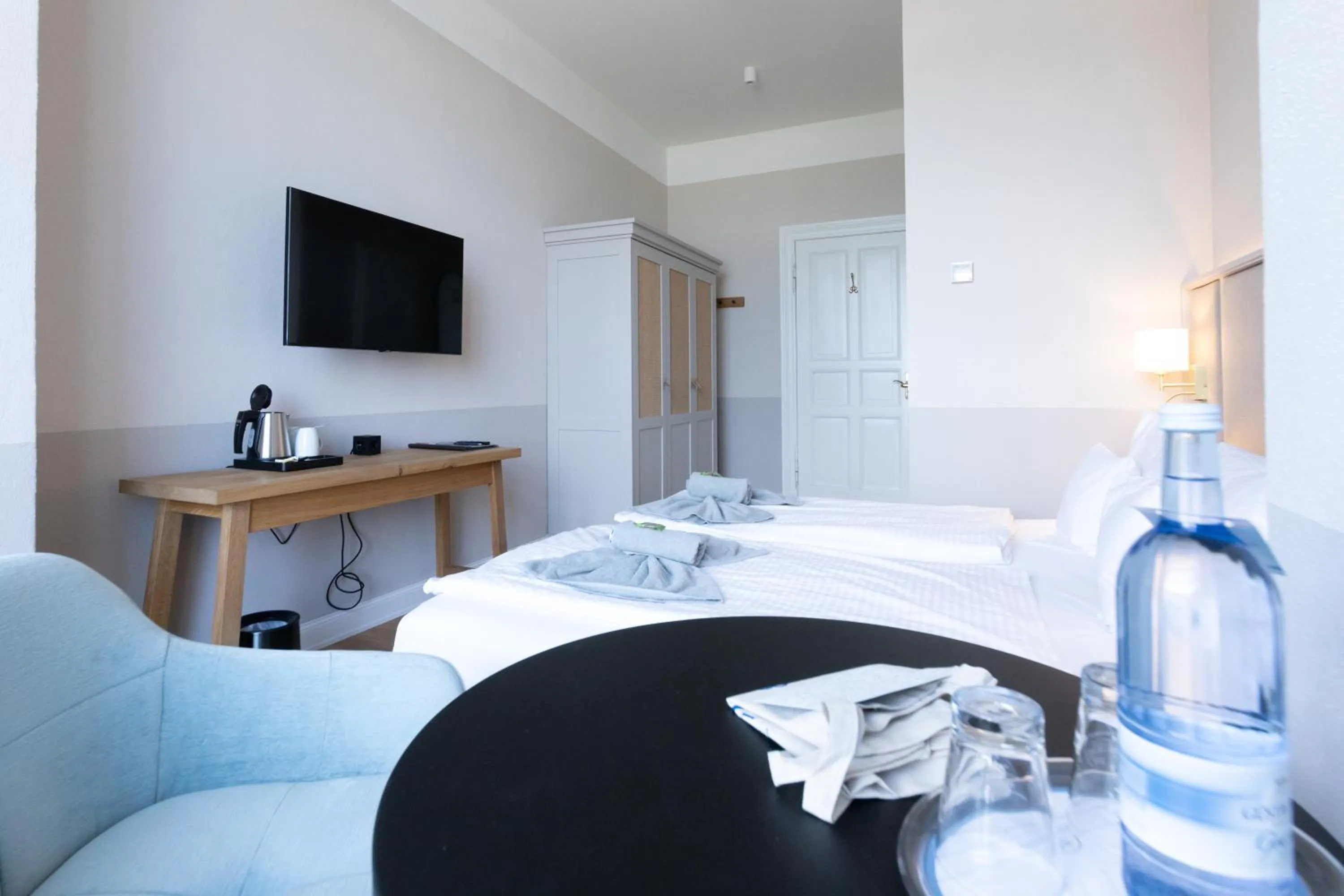 Bed in Hotel Germania