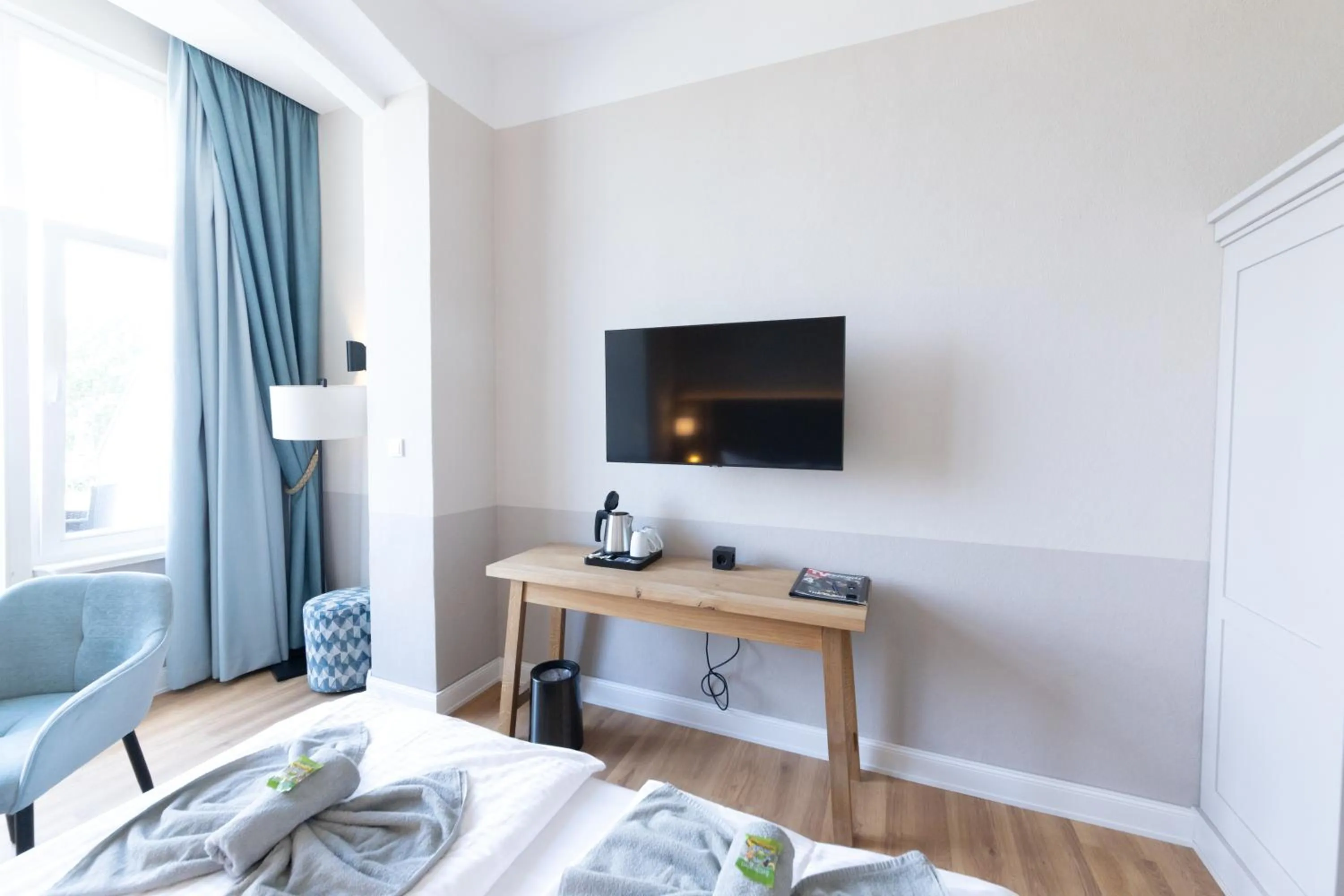 Bed in Hotel Germania