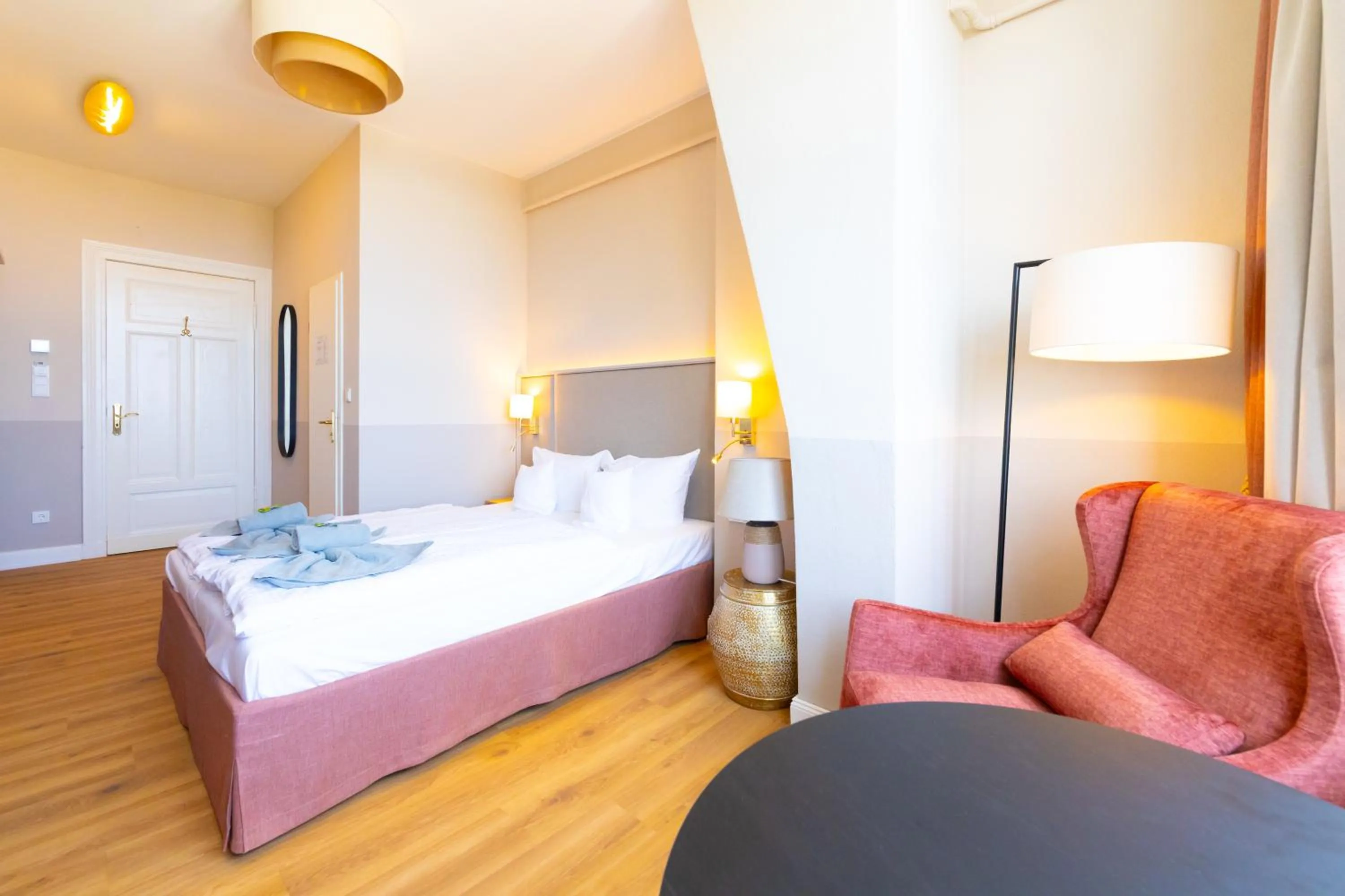 Bed in Hotel Germania