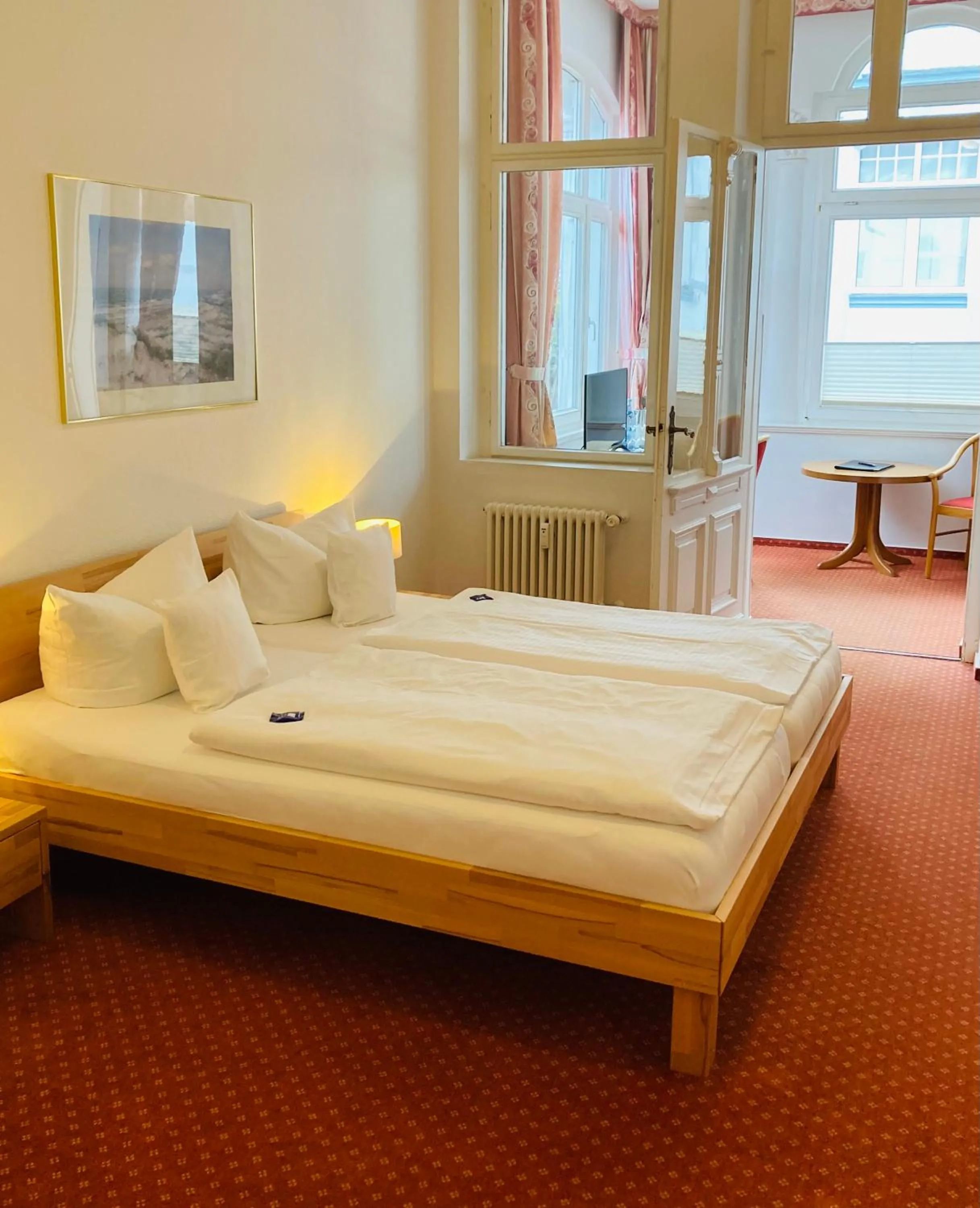 Bed in Hotel Germania