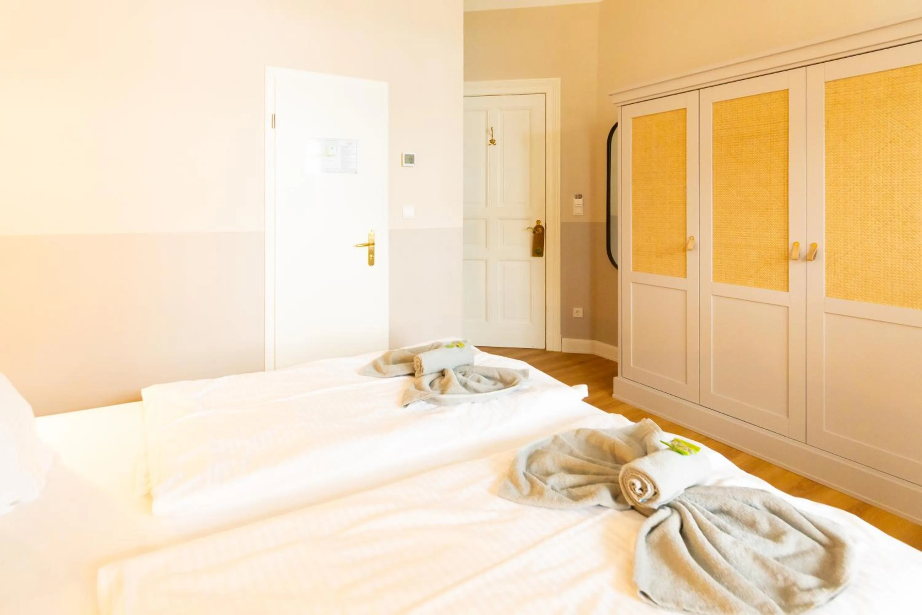 Bed in Hotel Germania