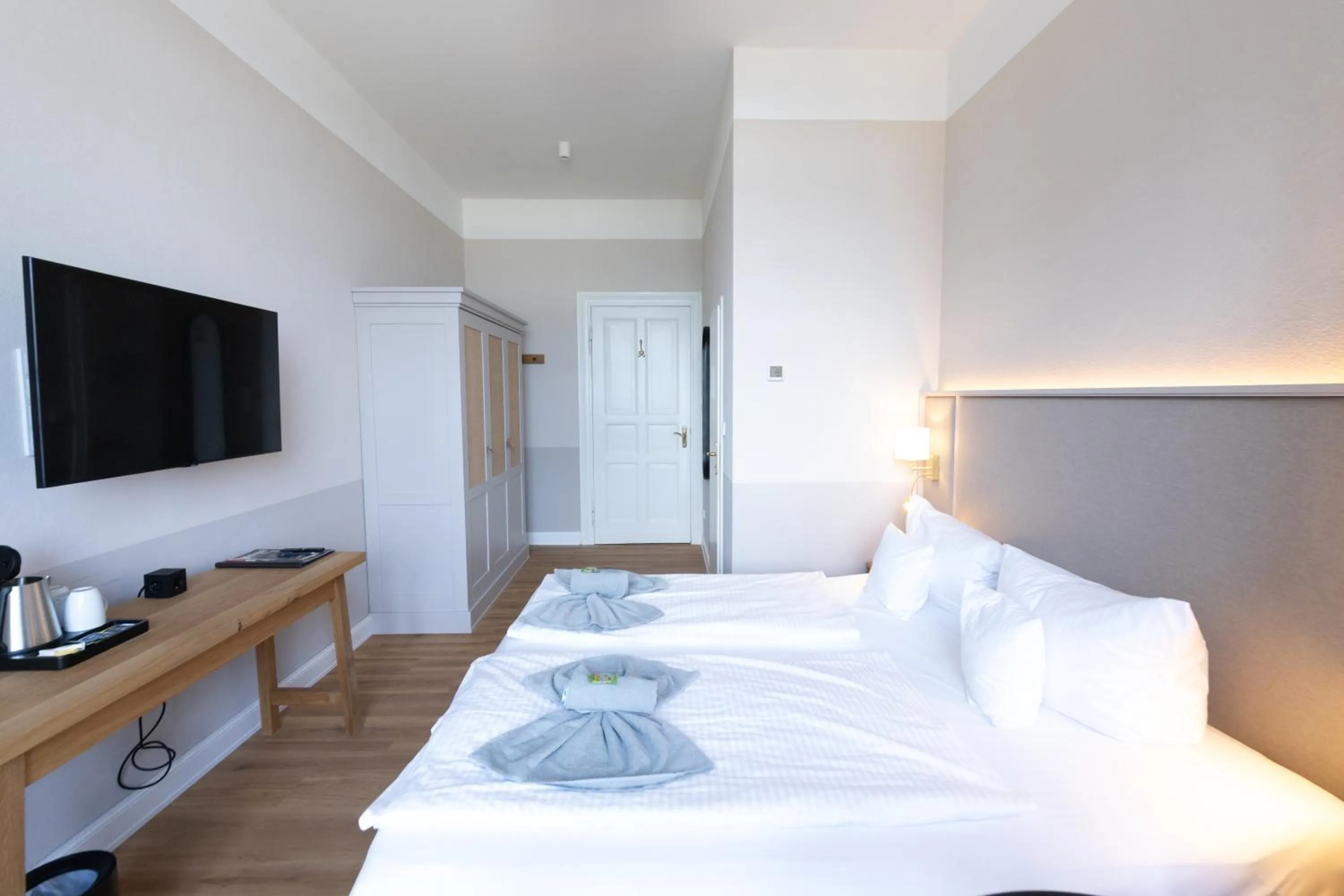 Bed in Hotel Germania