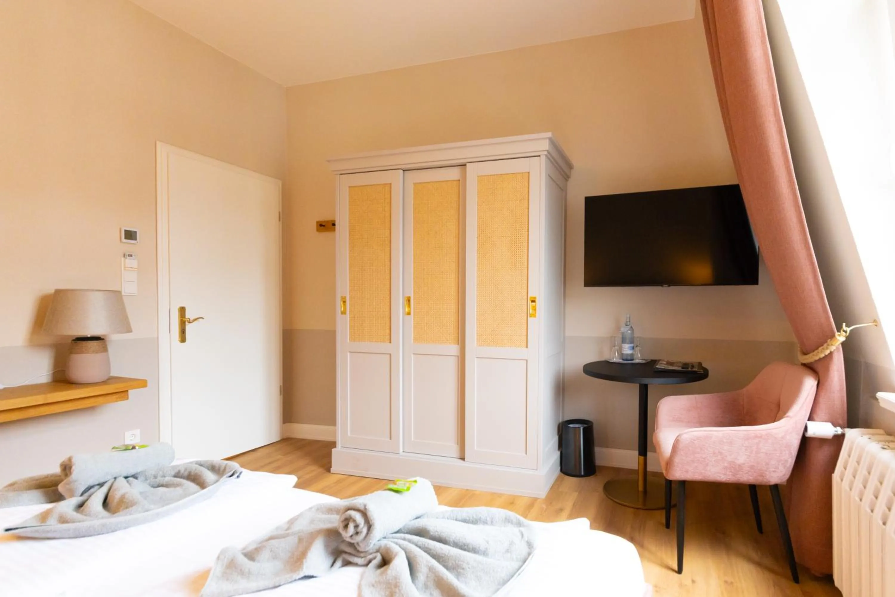 Bed in Hotel Germania