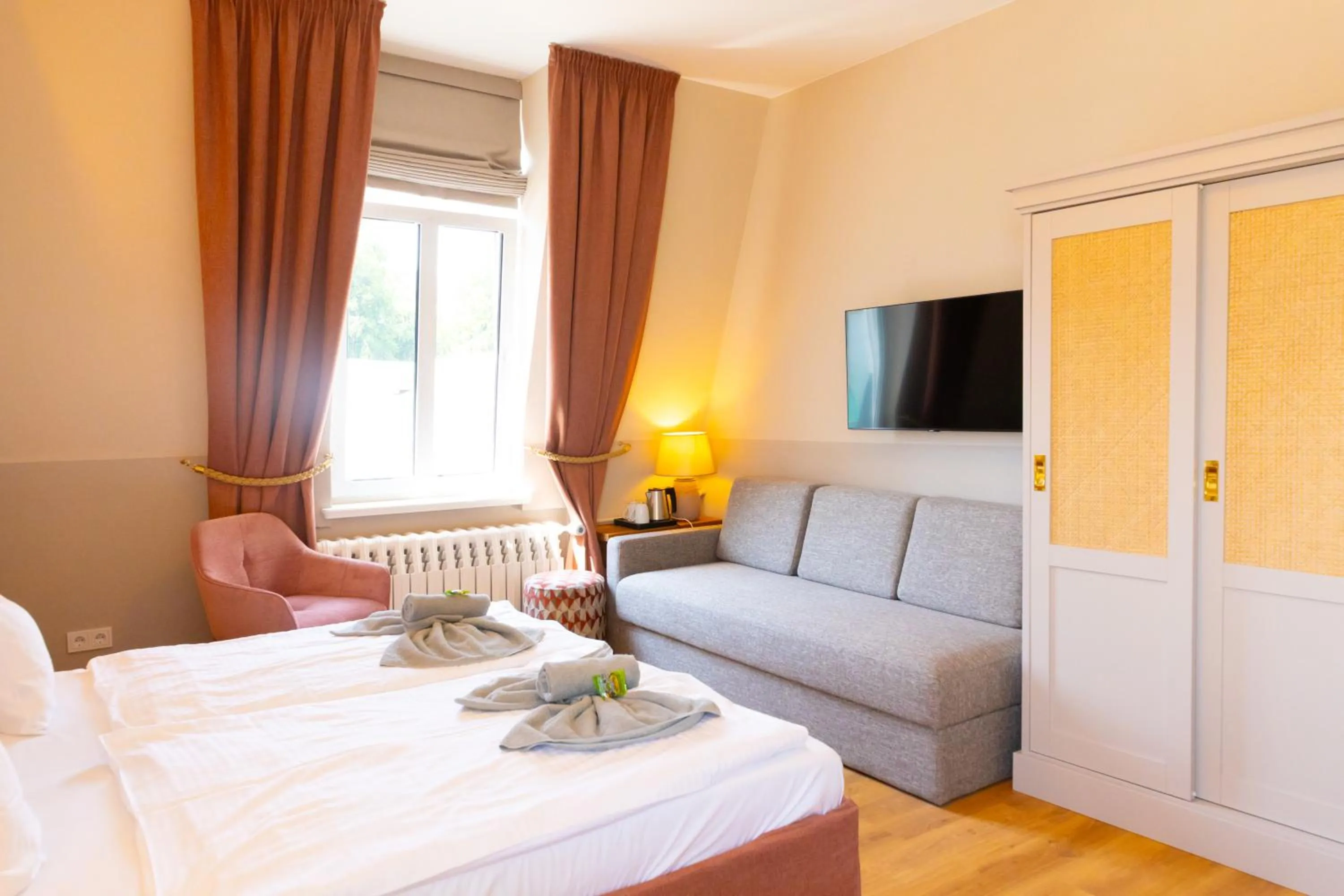 Bed in Hotel Germania