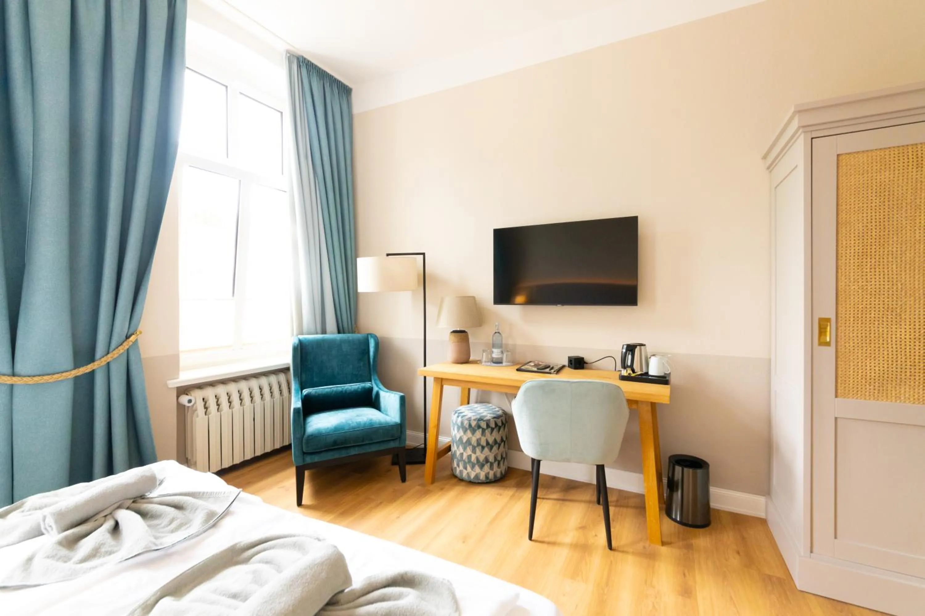 Bed in Hotel Germania