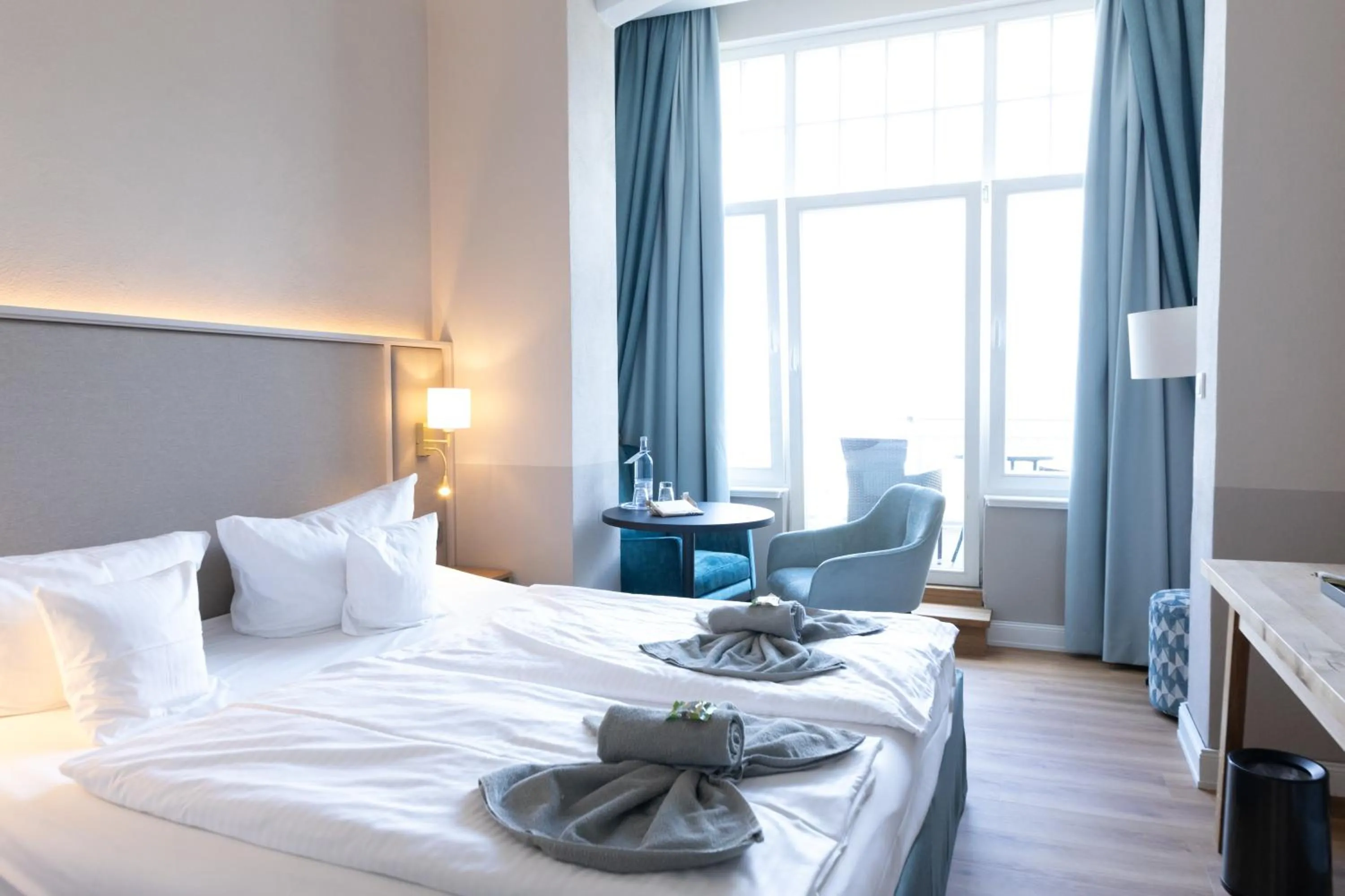 Bed in Hotel Germania