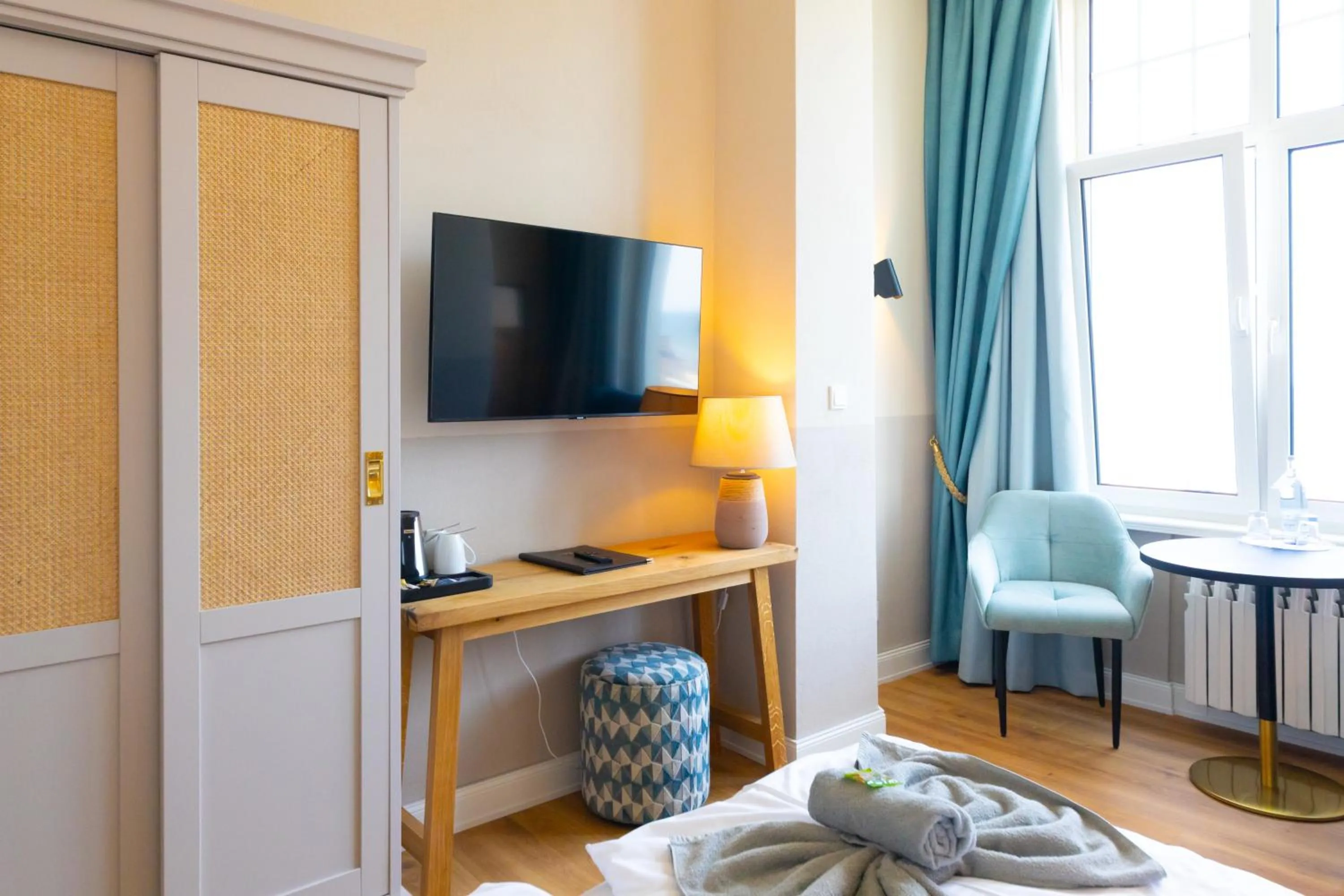 Bed in Hotel Germania