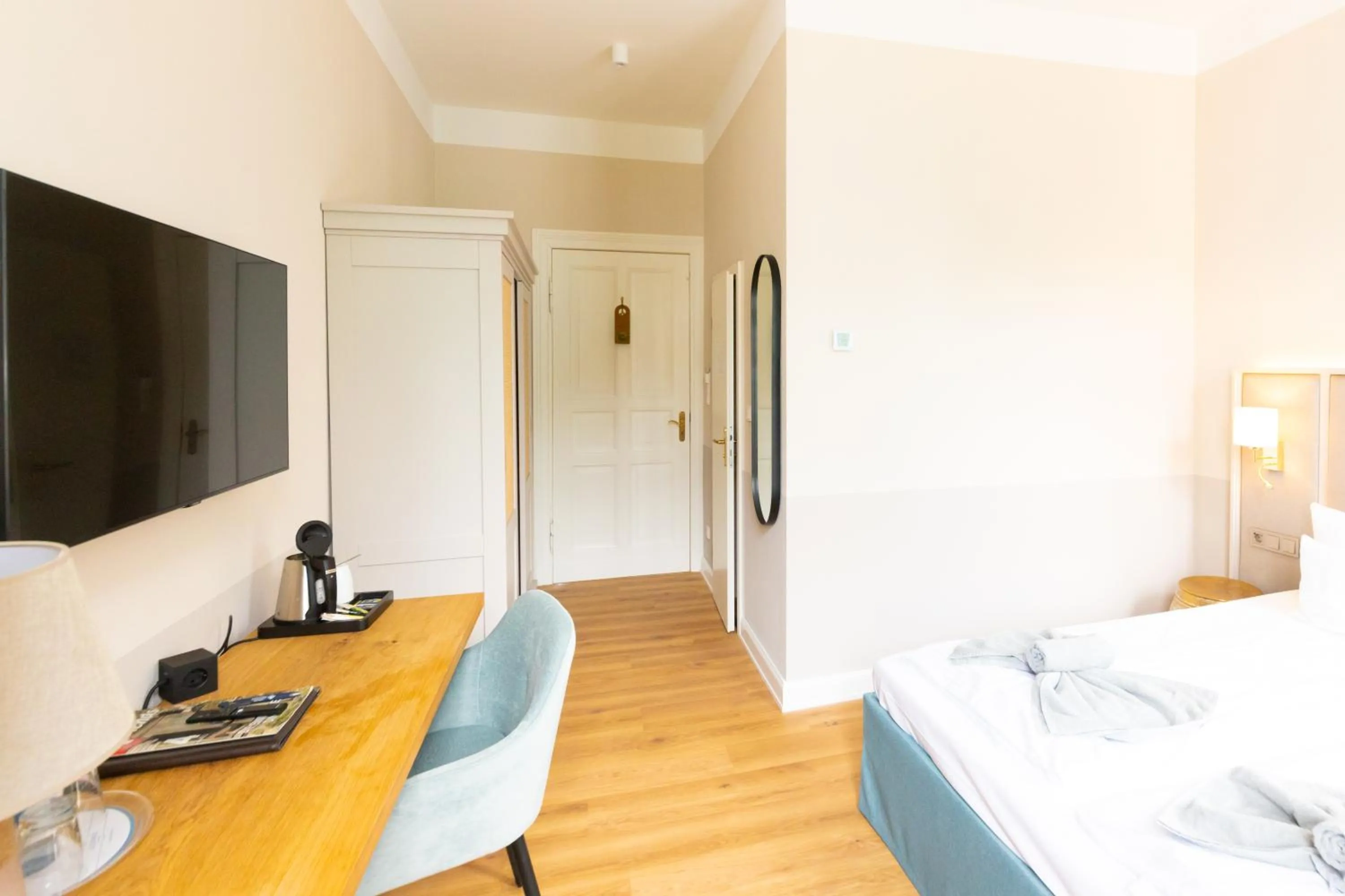 Bed in Hotel Germania