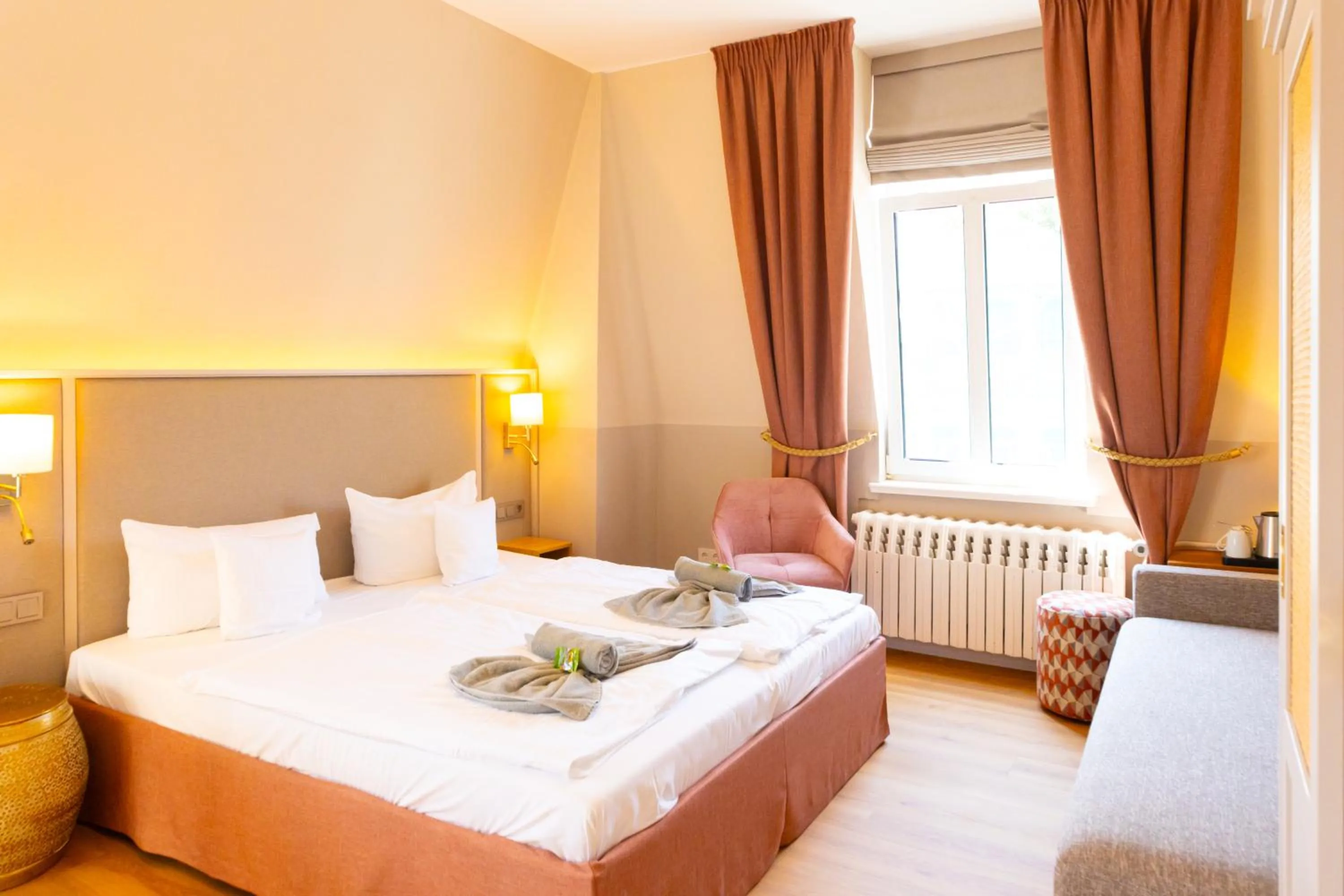 Bed in Hotel Germania