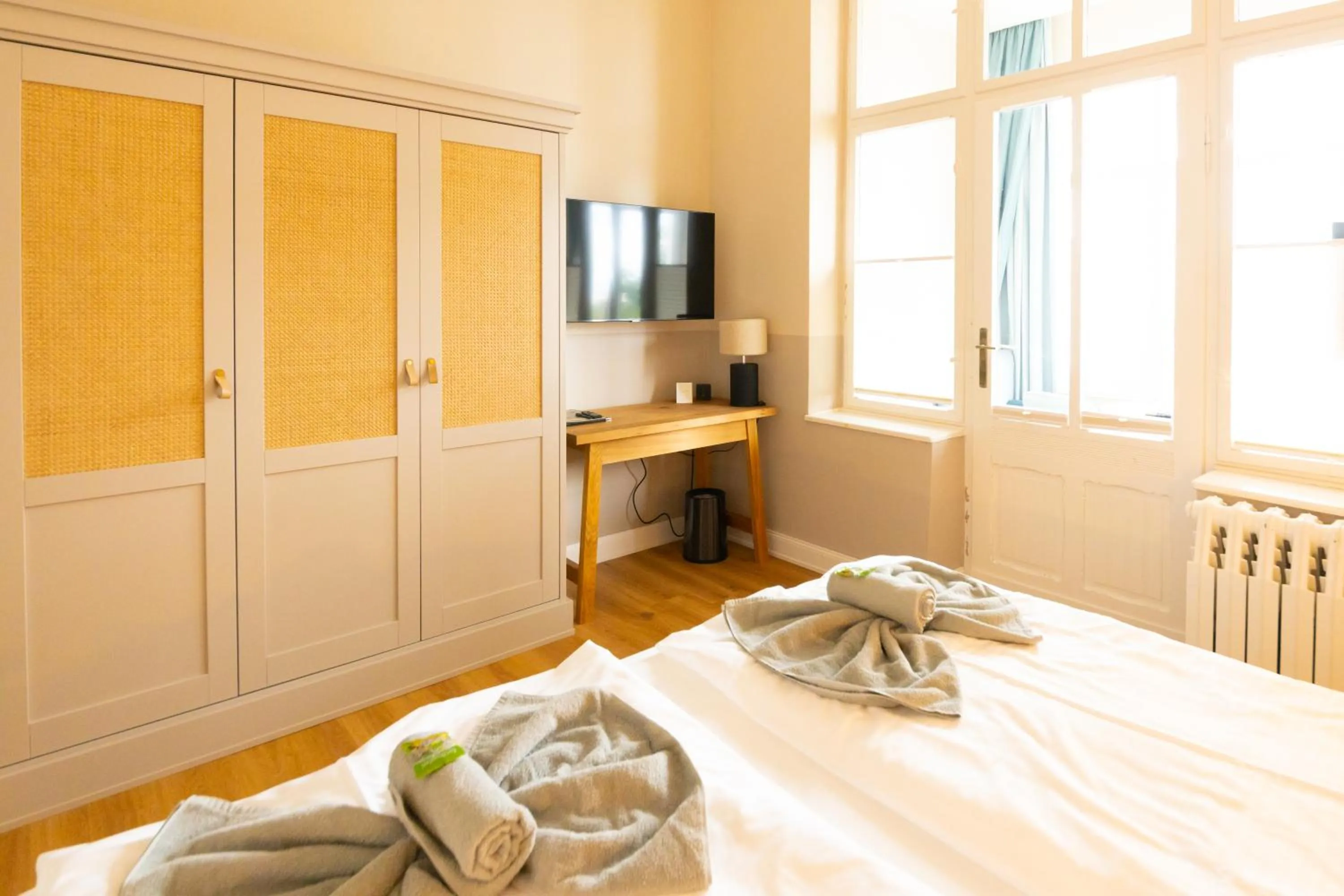 Bed in Hotel Germania