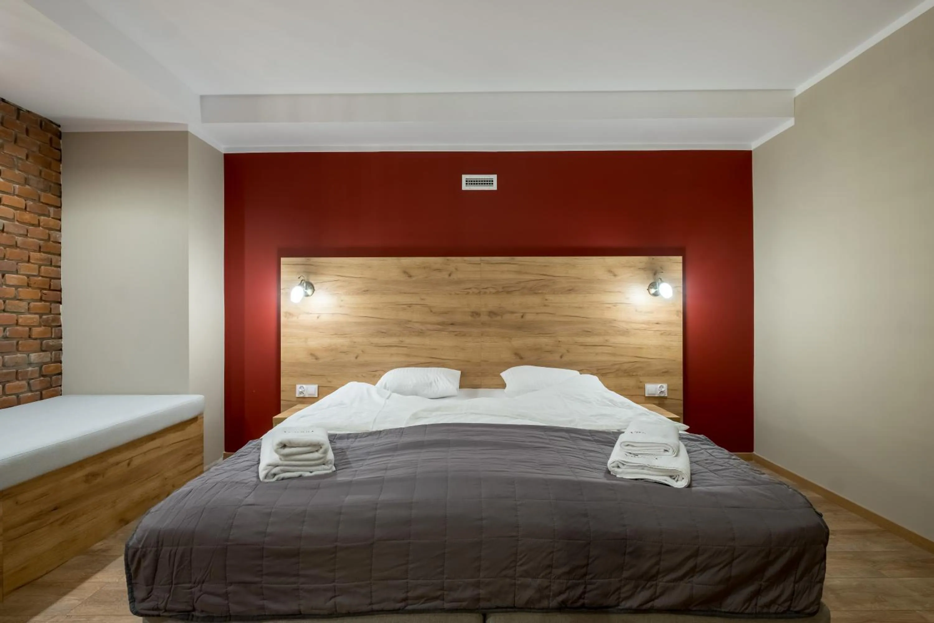 Bed in Hotel Vinnica