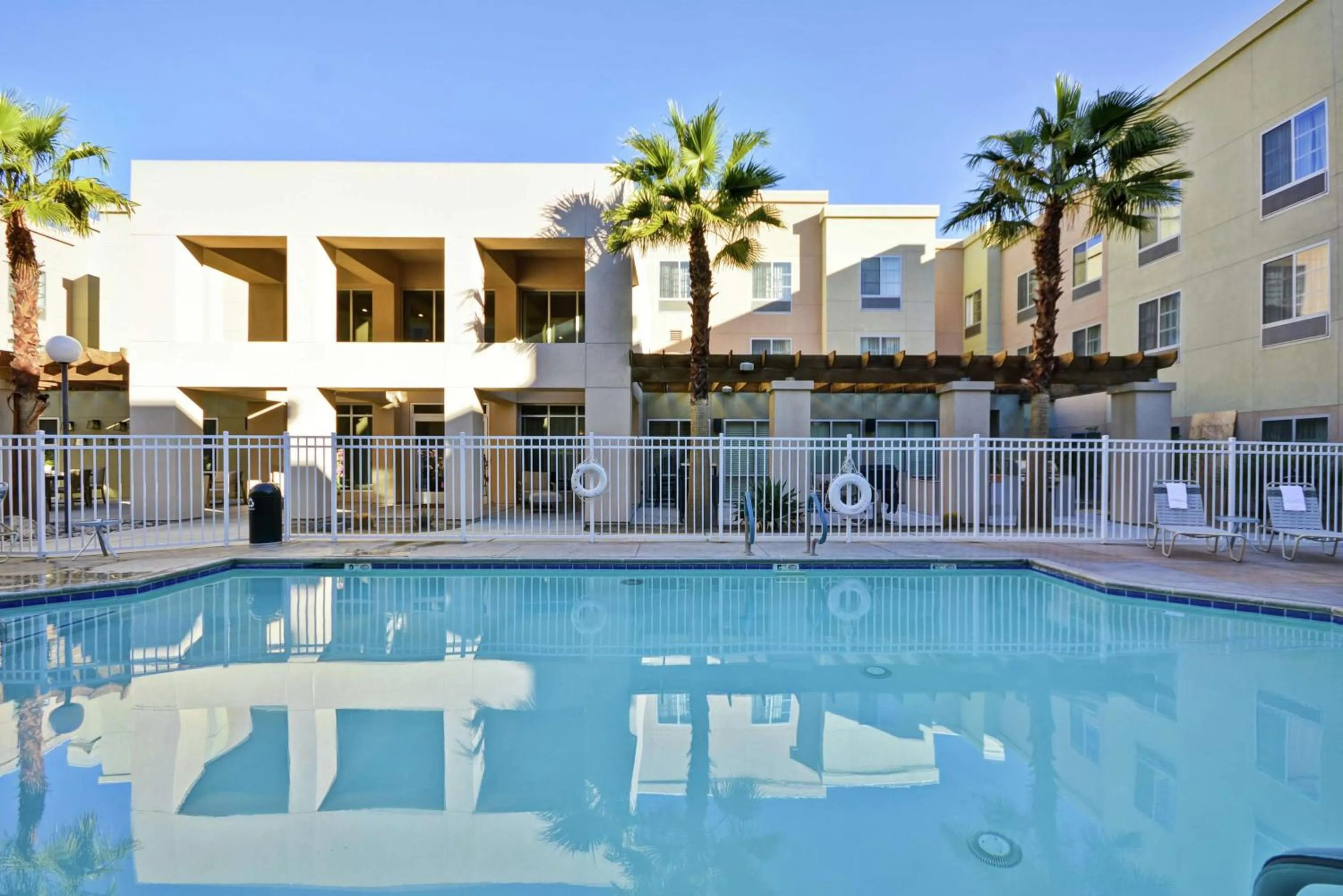 Pool view in Homewood Suites by Hilton Palm Desert