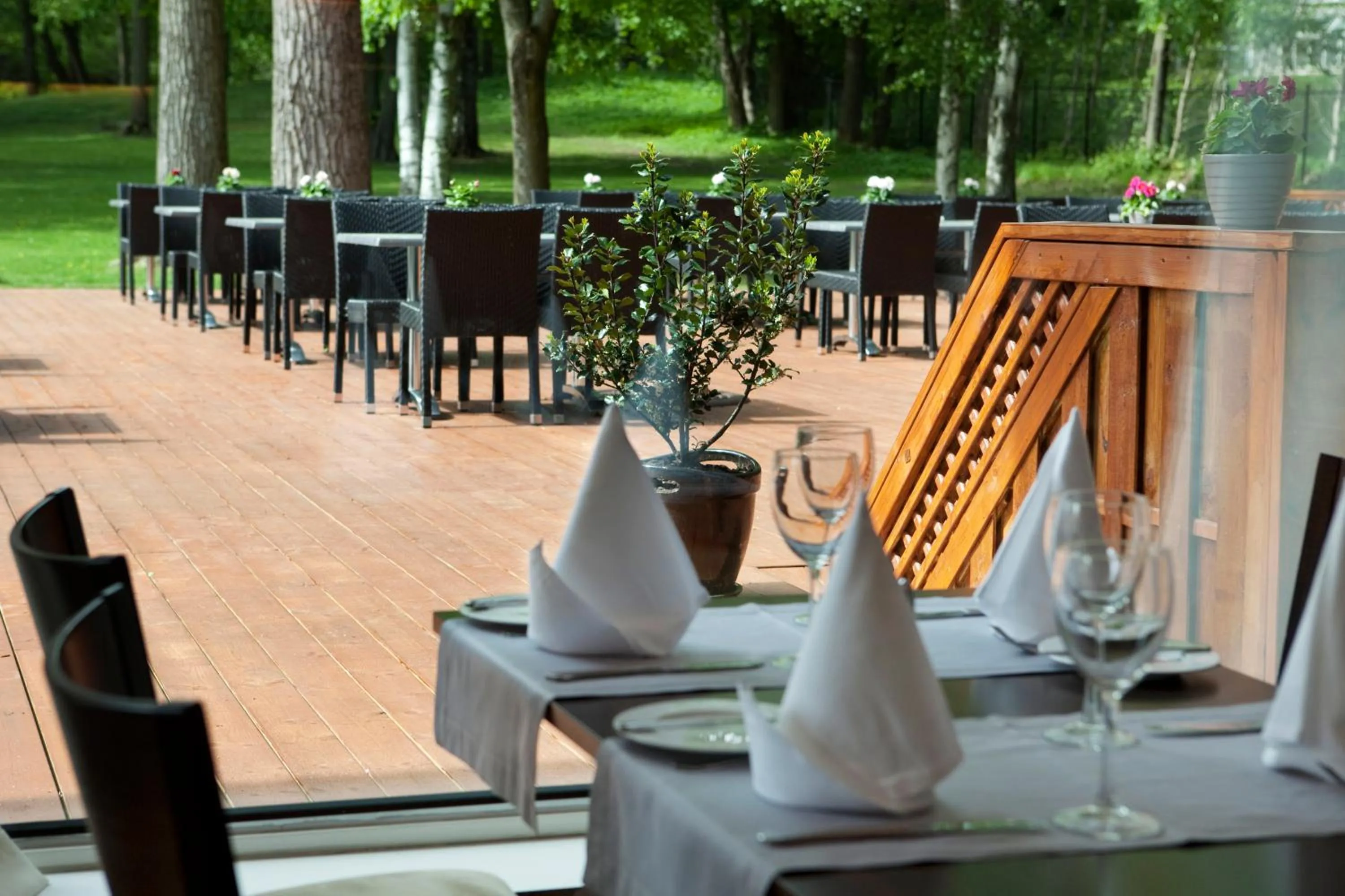 Balcony/Terrace in Radisson Blu Park Hotel, Oslo