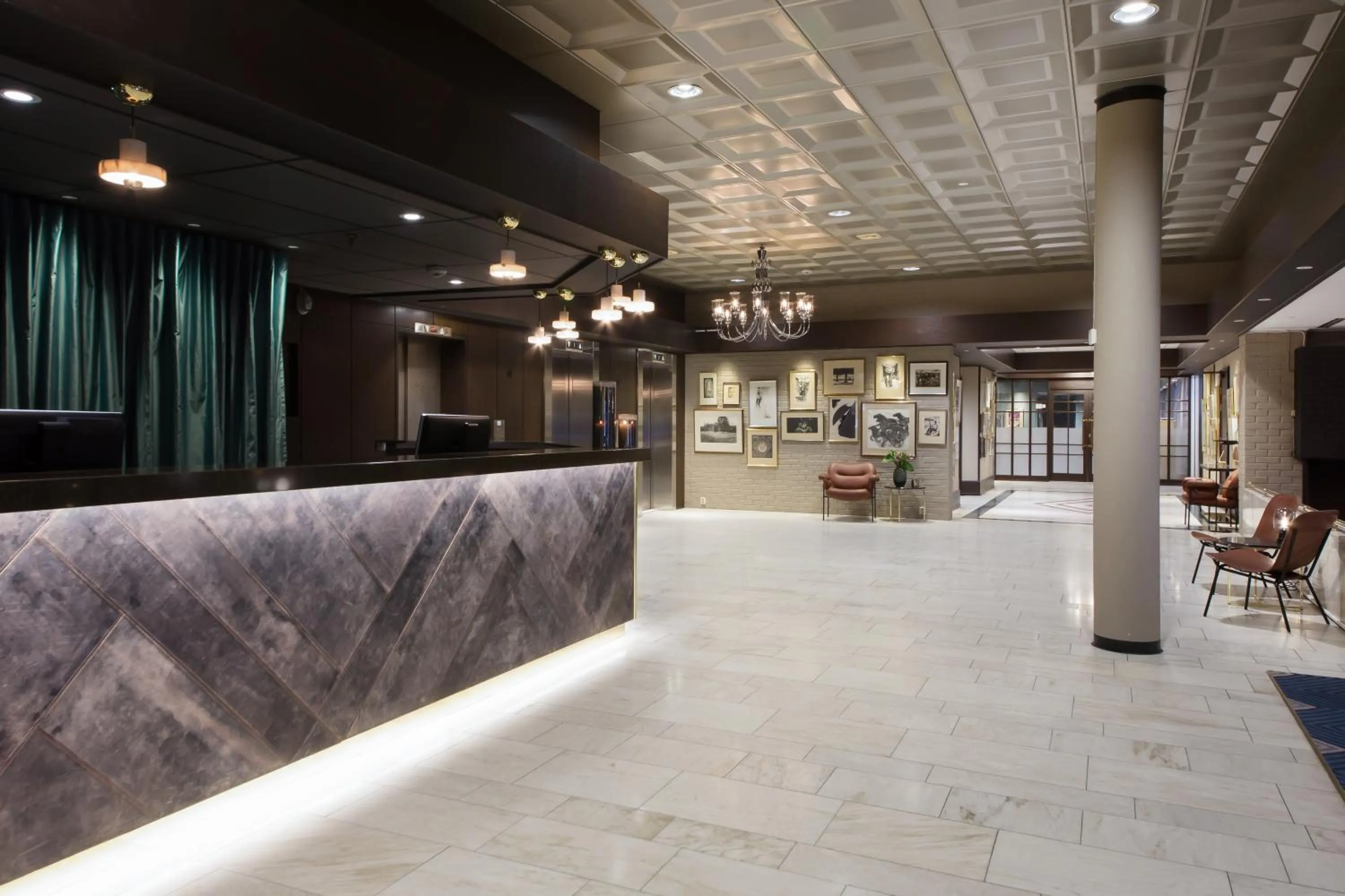Lobby or reception in Radisson Blu Park Hotel, Oslo