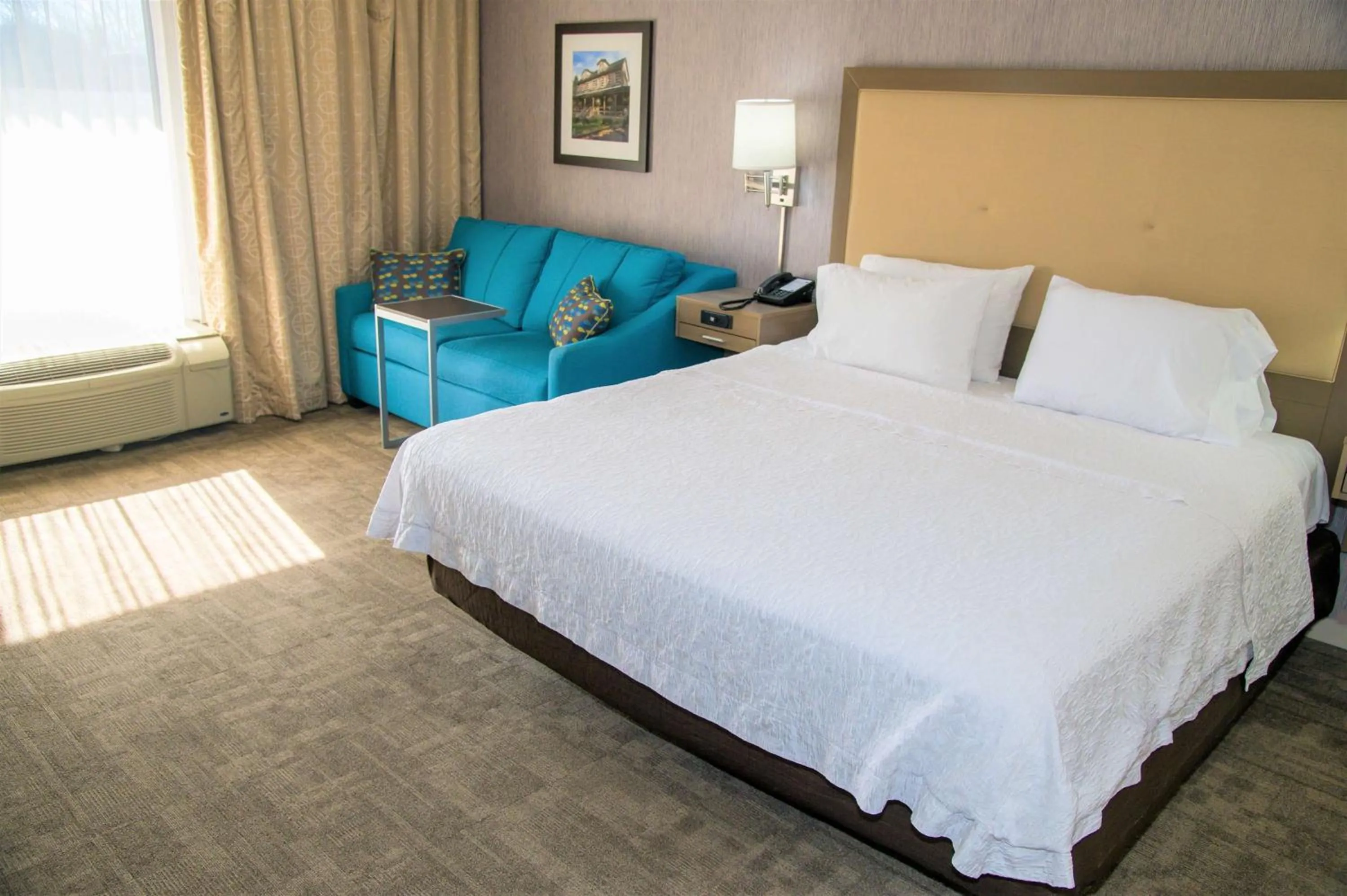 Living room, Bed in Hampton Inn Lewisburg