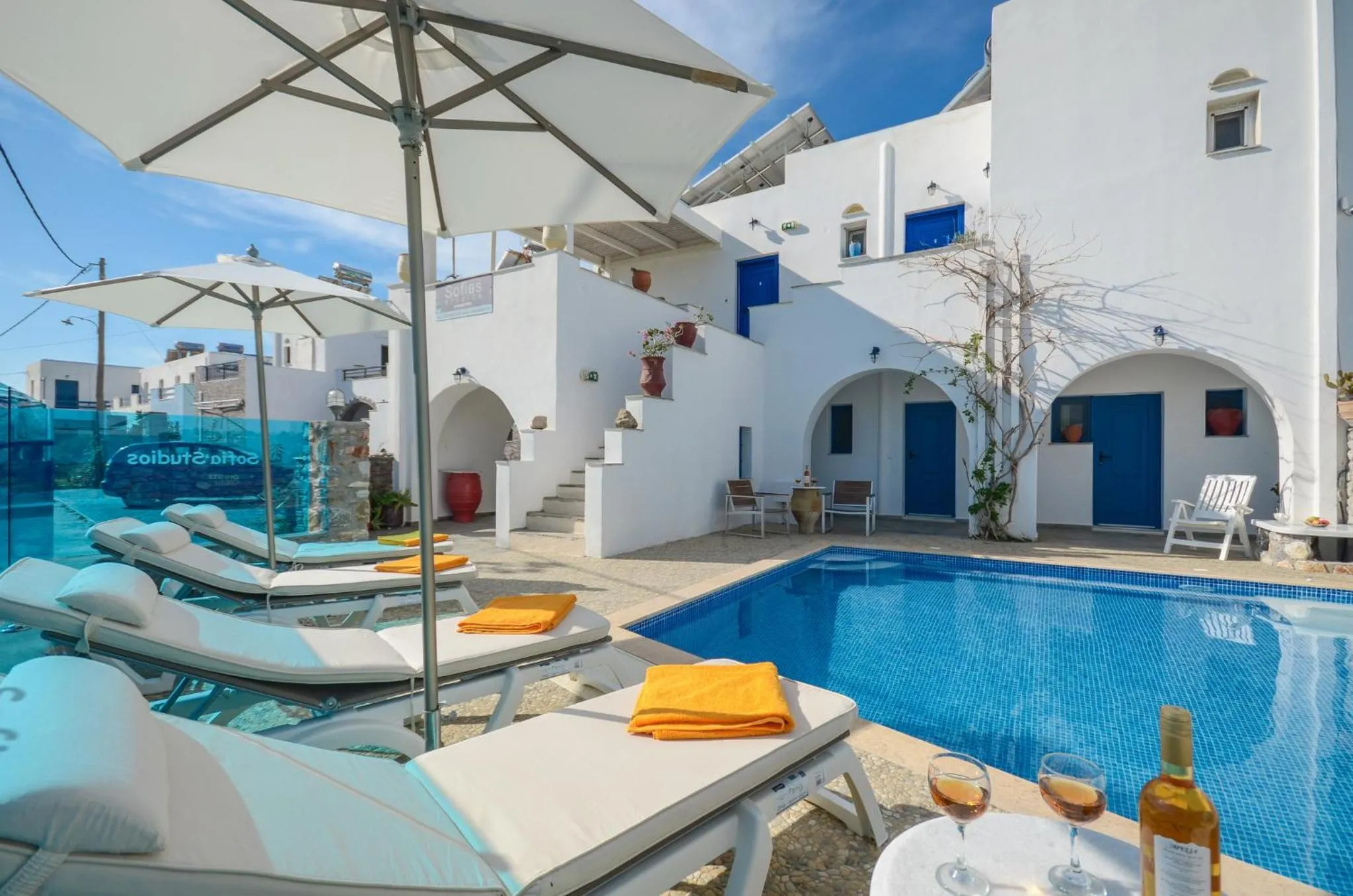 Swimming pool in Studios Sofia Dream