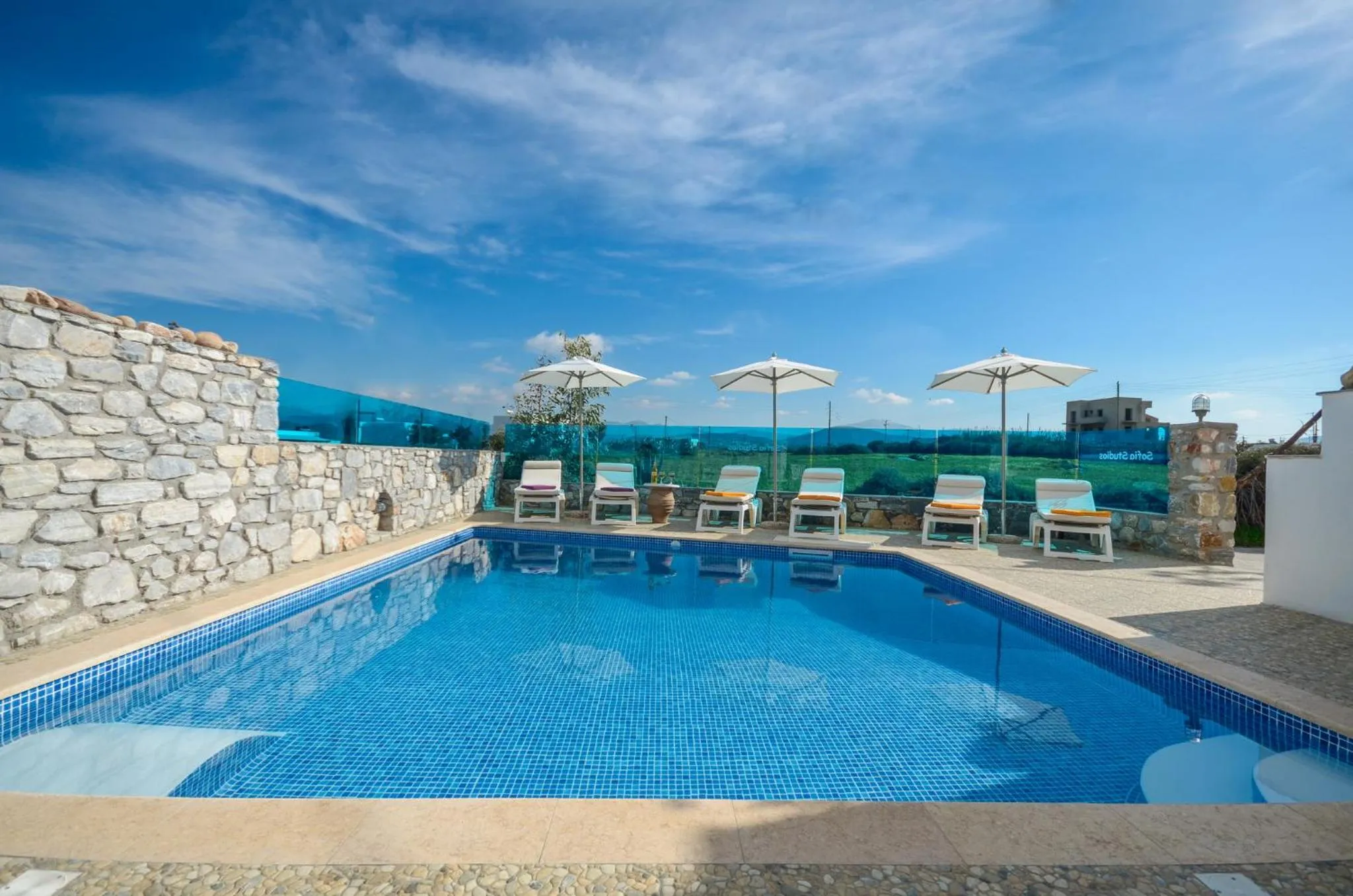 Swimming pool in Studios Sofia Dream