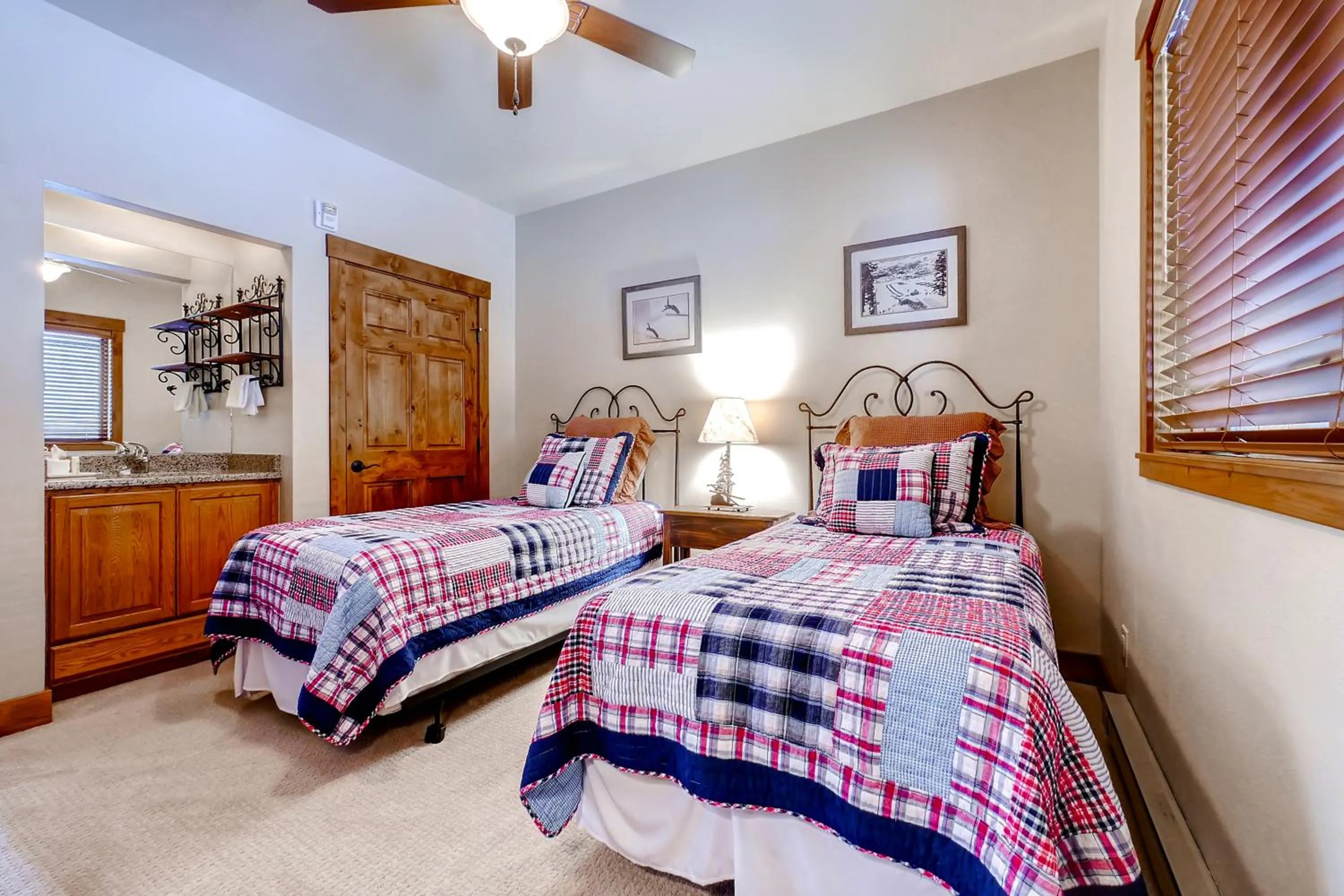 Bathroom, Bed in Snow Flower Condos