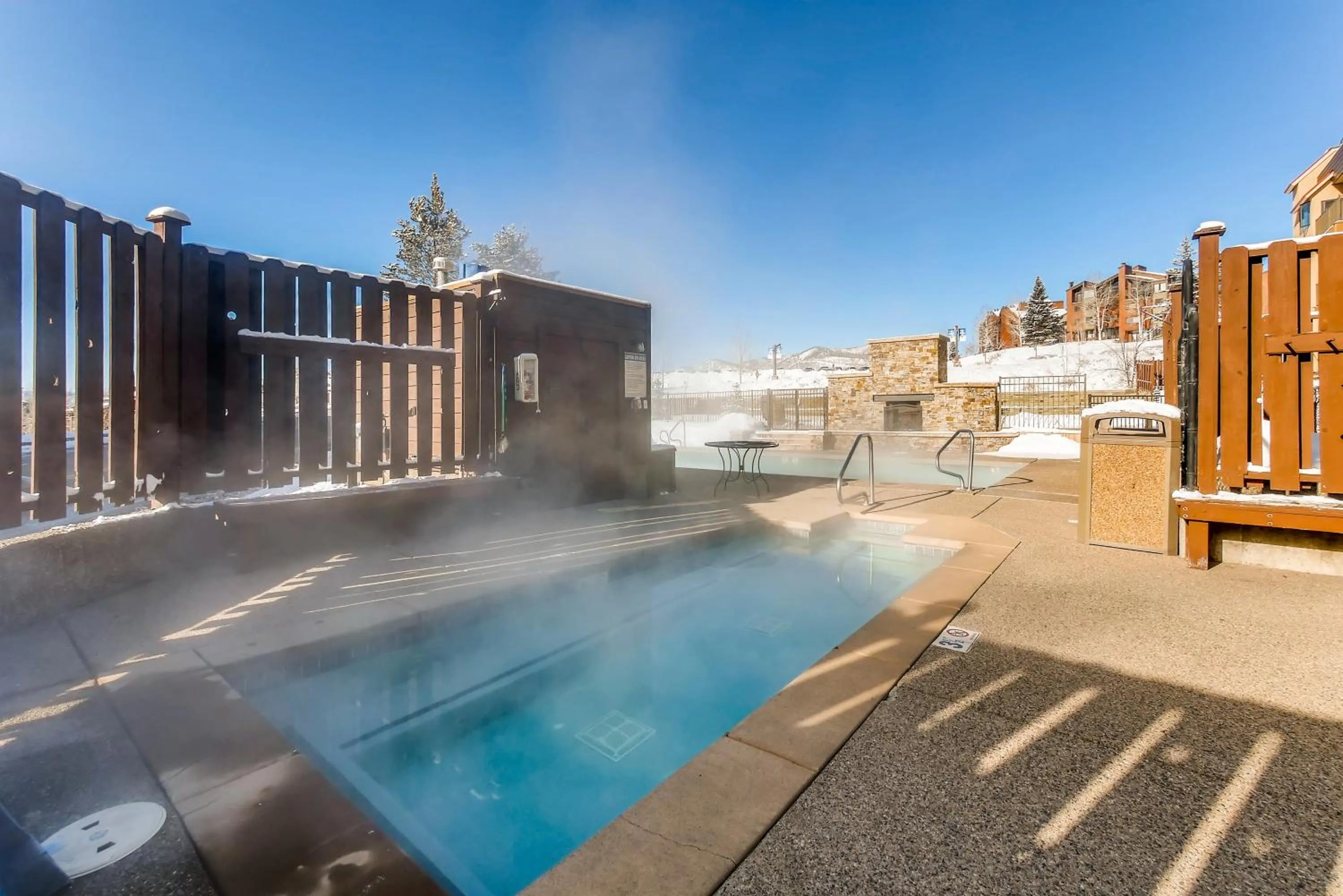 Hot Tub in Snow Flower Condos