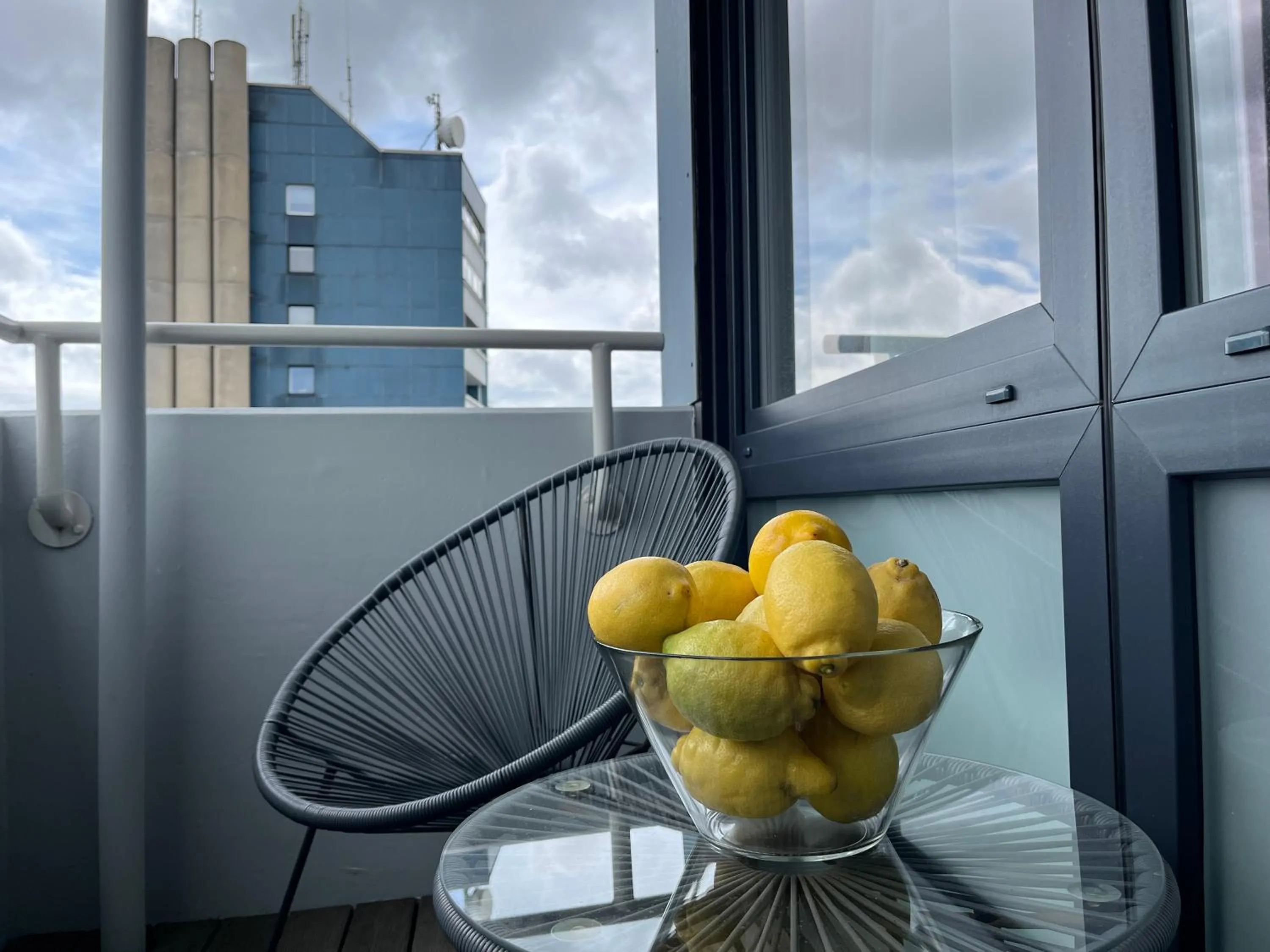 Balcony/Terrace in Apartement Förde Blick