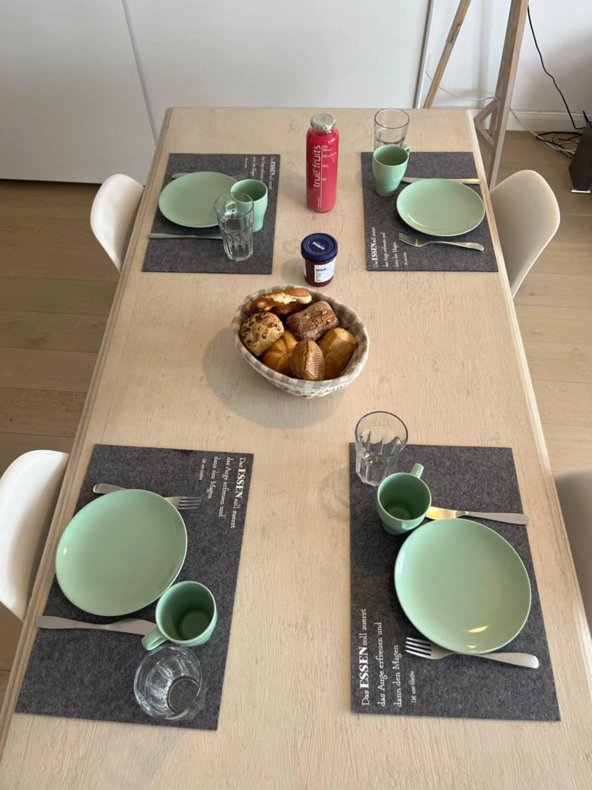 Dining area in Apartement Förde Blick