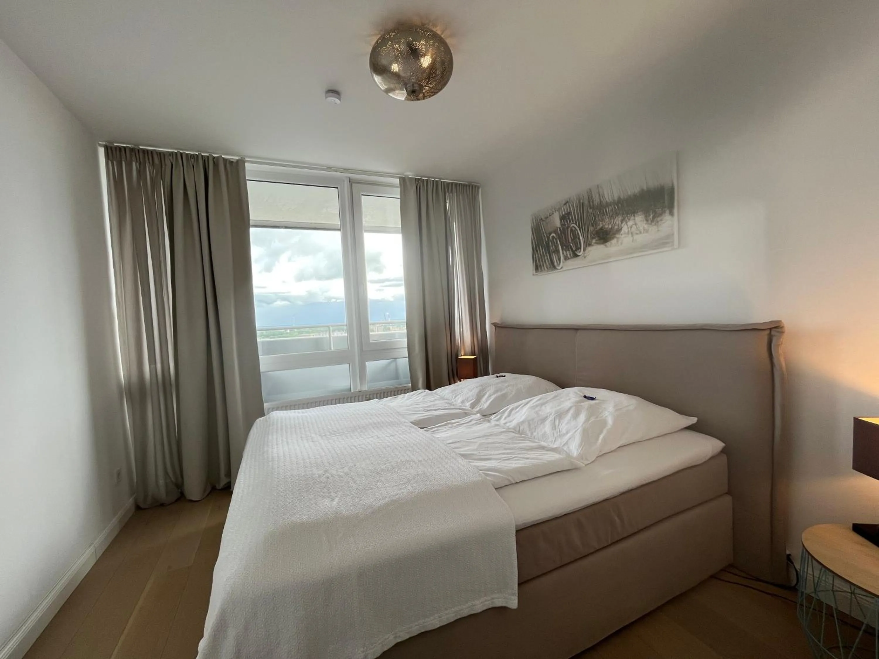 Bed in Apartement Förde Blick