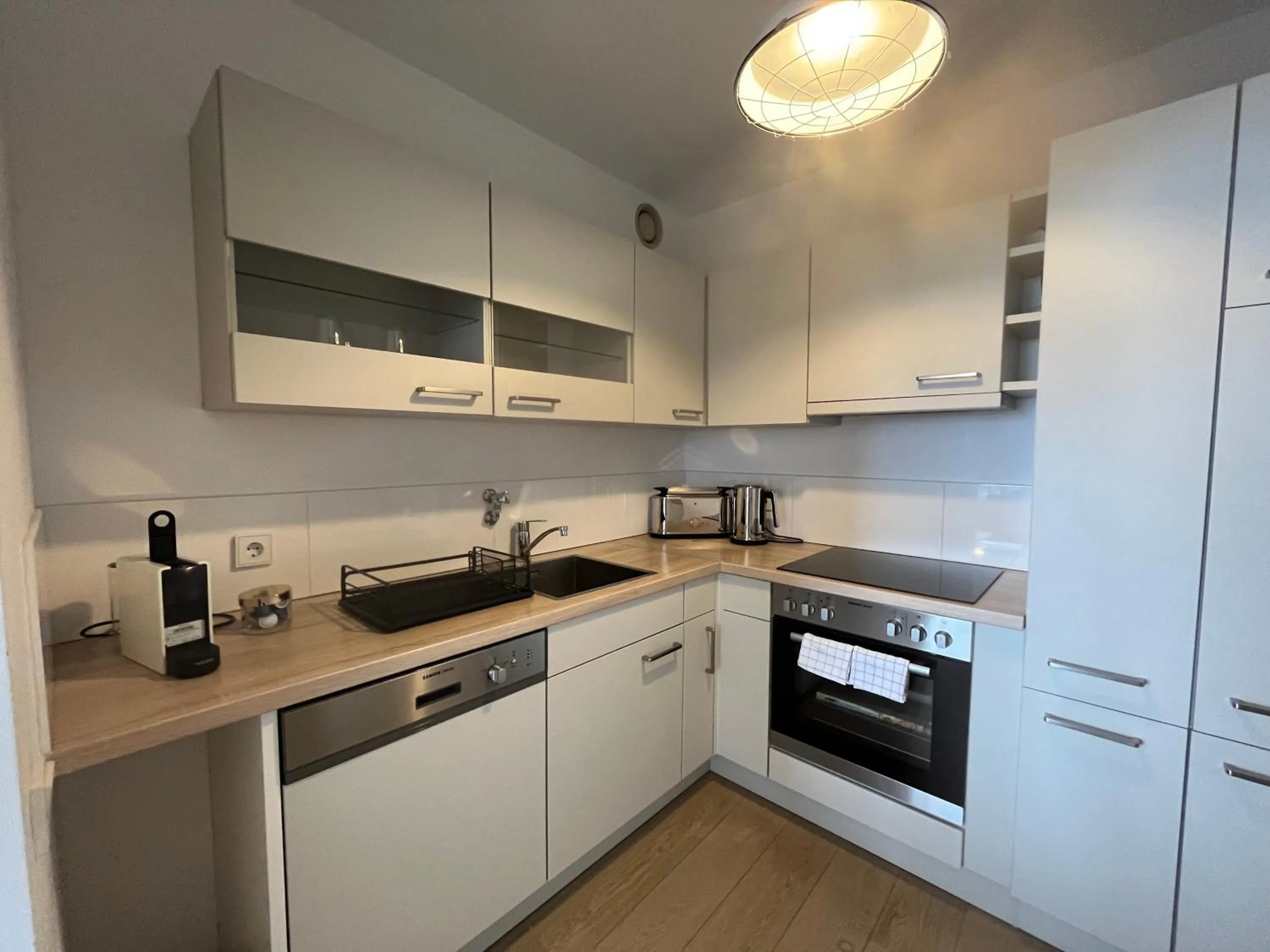 Coffee/tea facilities in Apartement Förde Blick