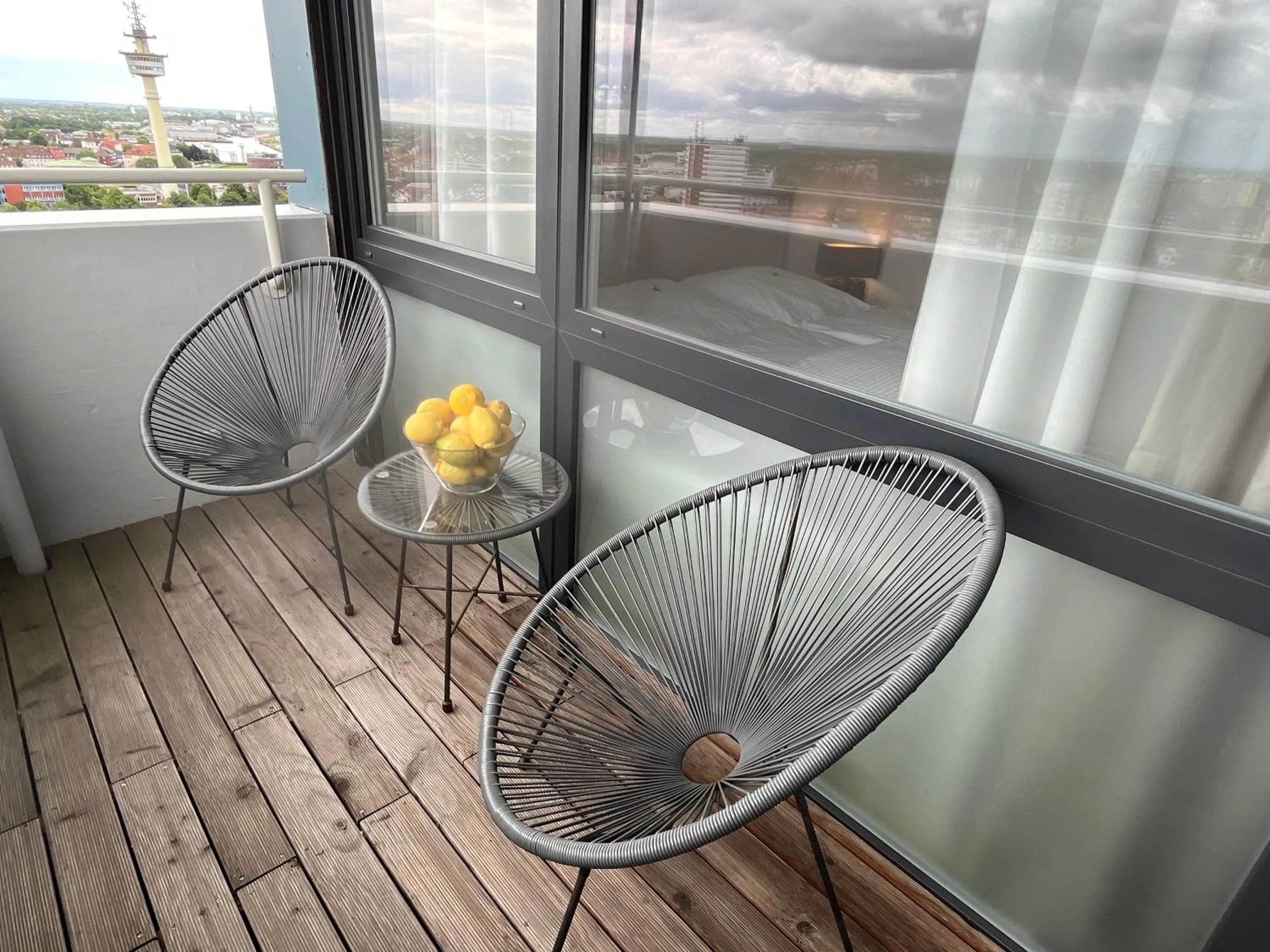 Balcony/Terrace in Apartement Förde Blick