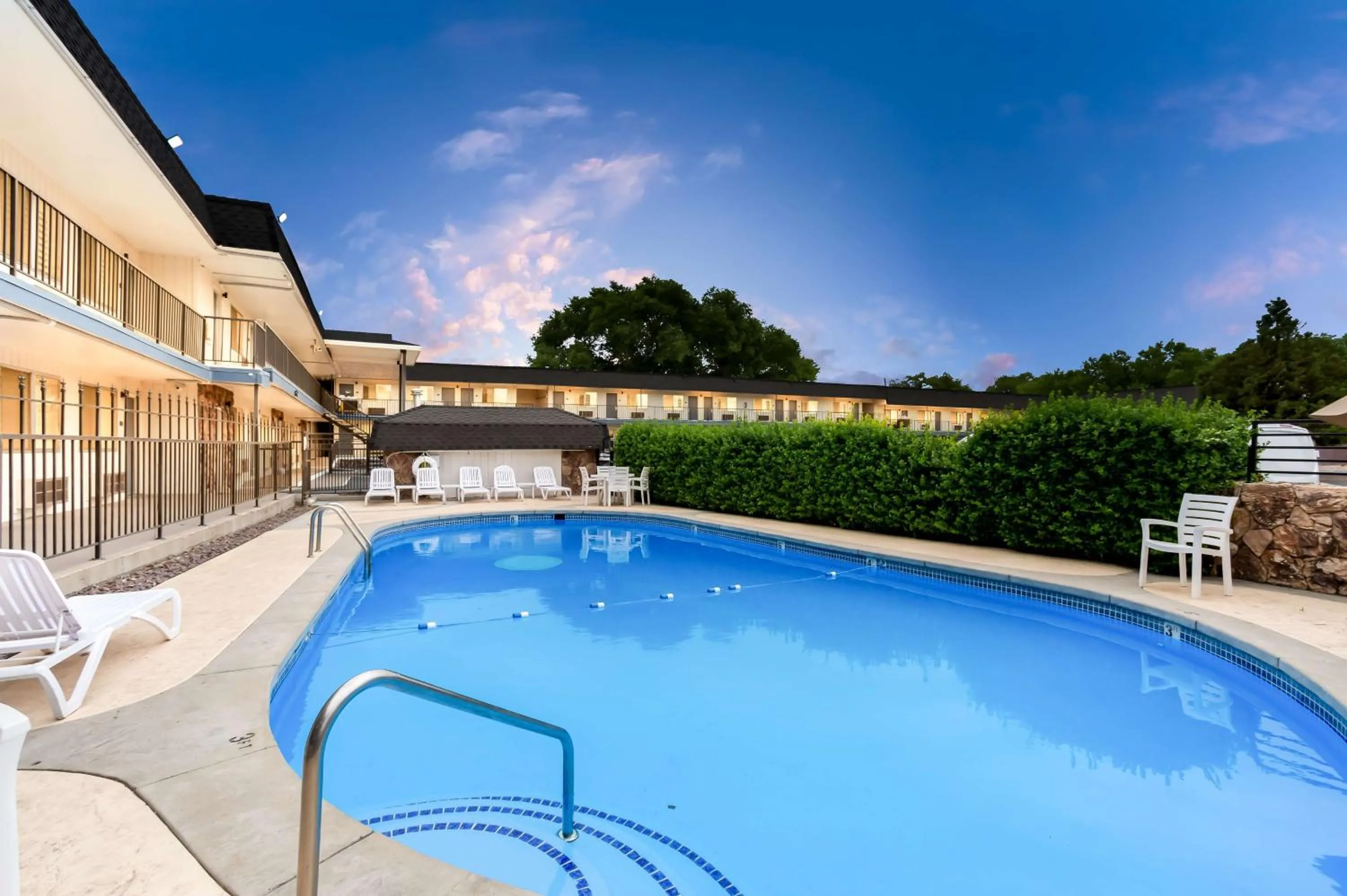 Pool view in SureStay Plus Hotel by Best Western Susanville