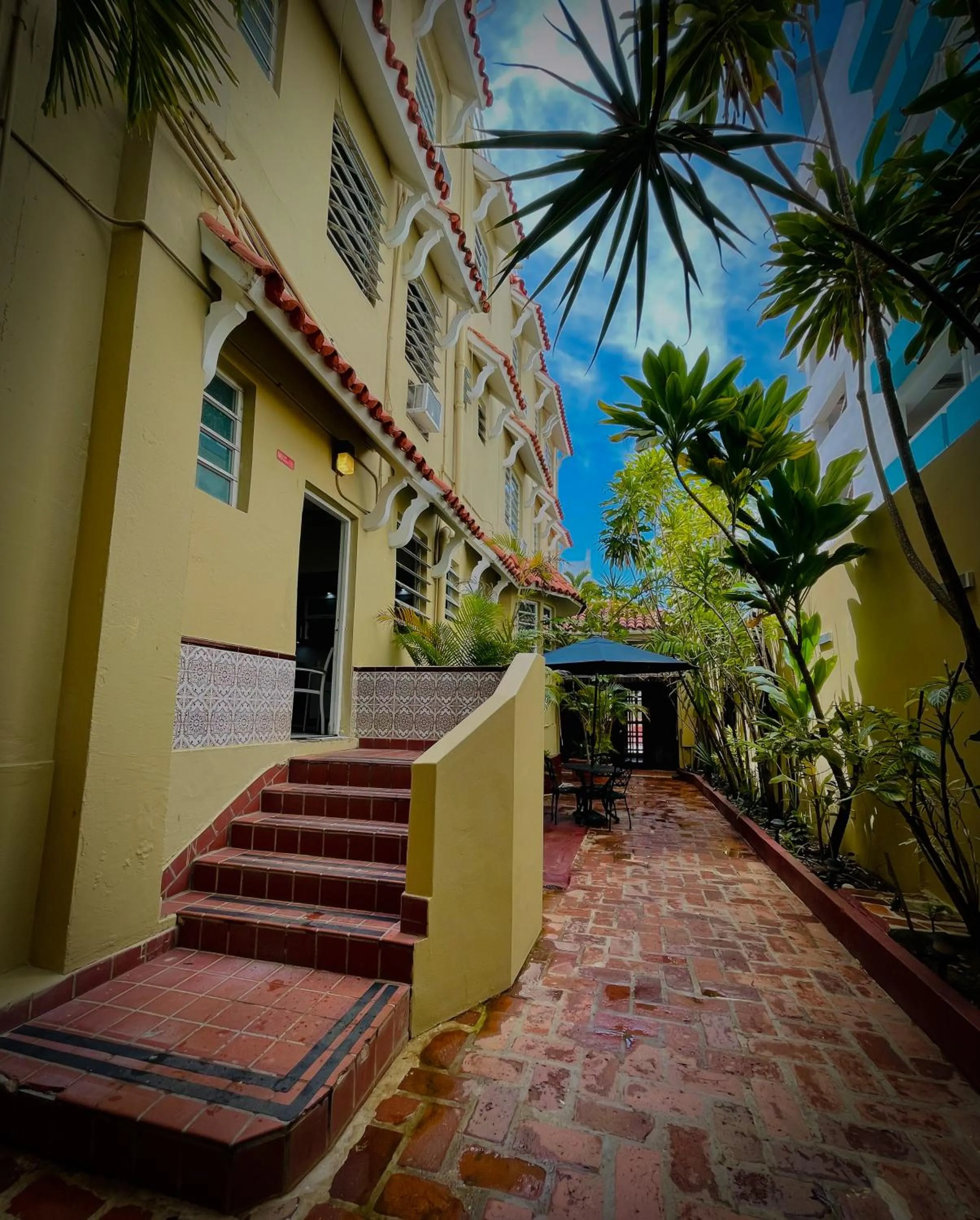 Garden view in Canario Boutique Hotel