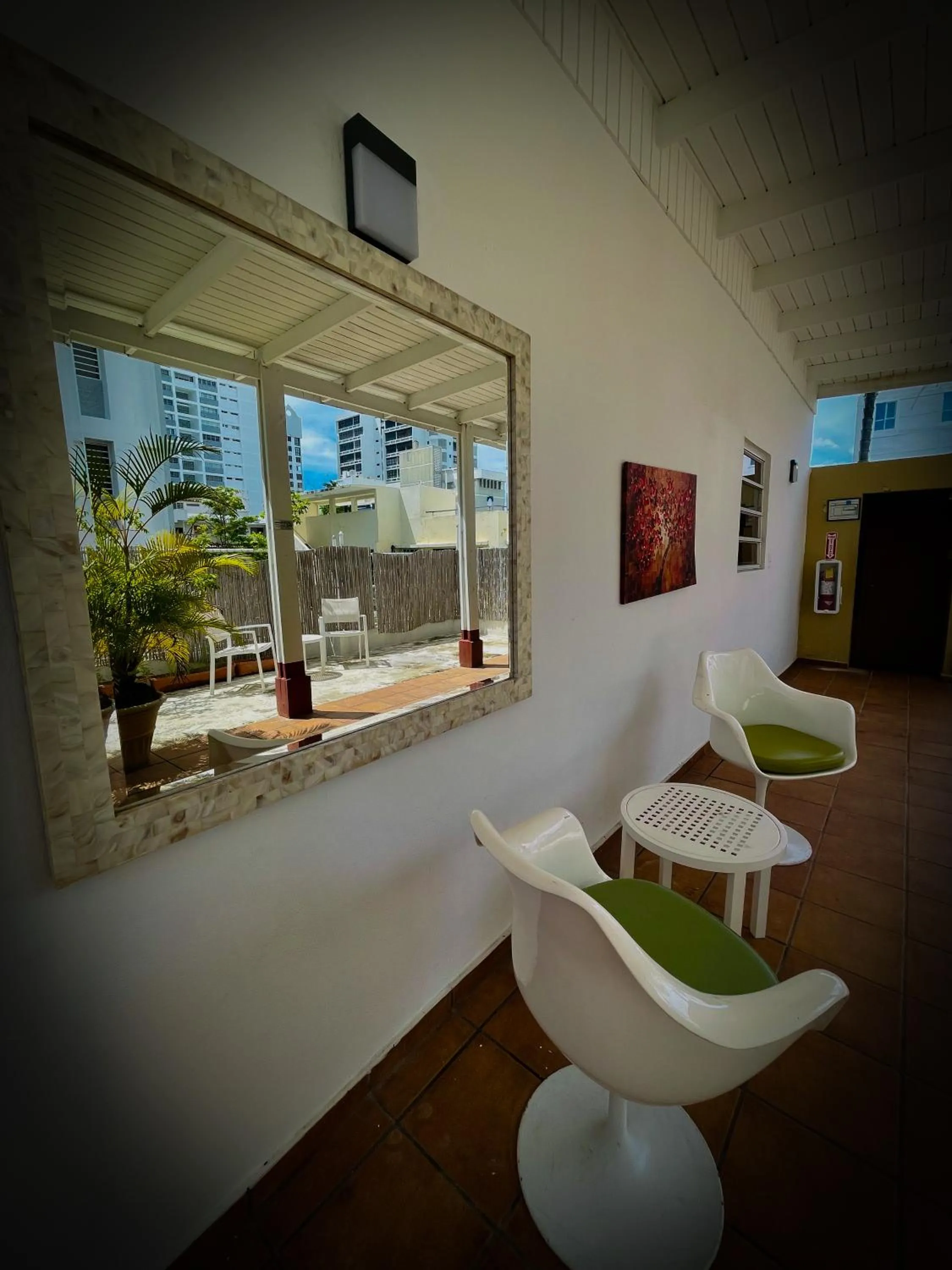 Seating area in Canario Boutique Hotel