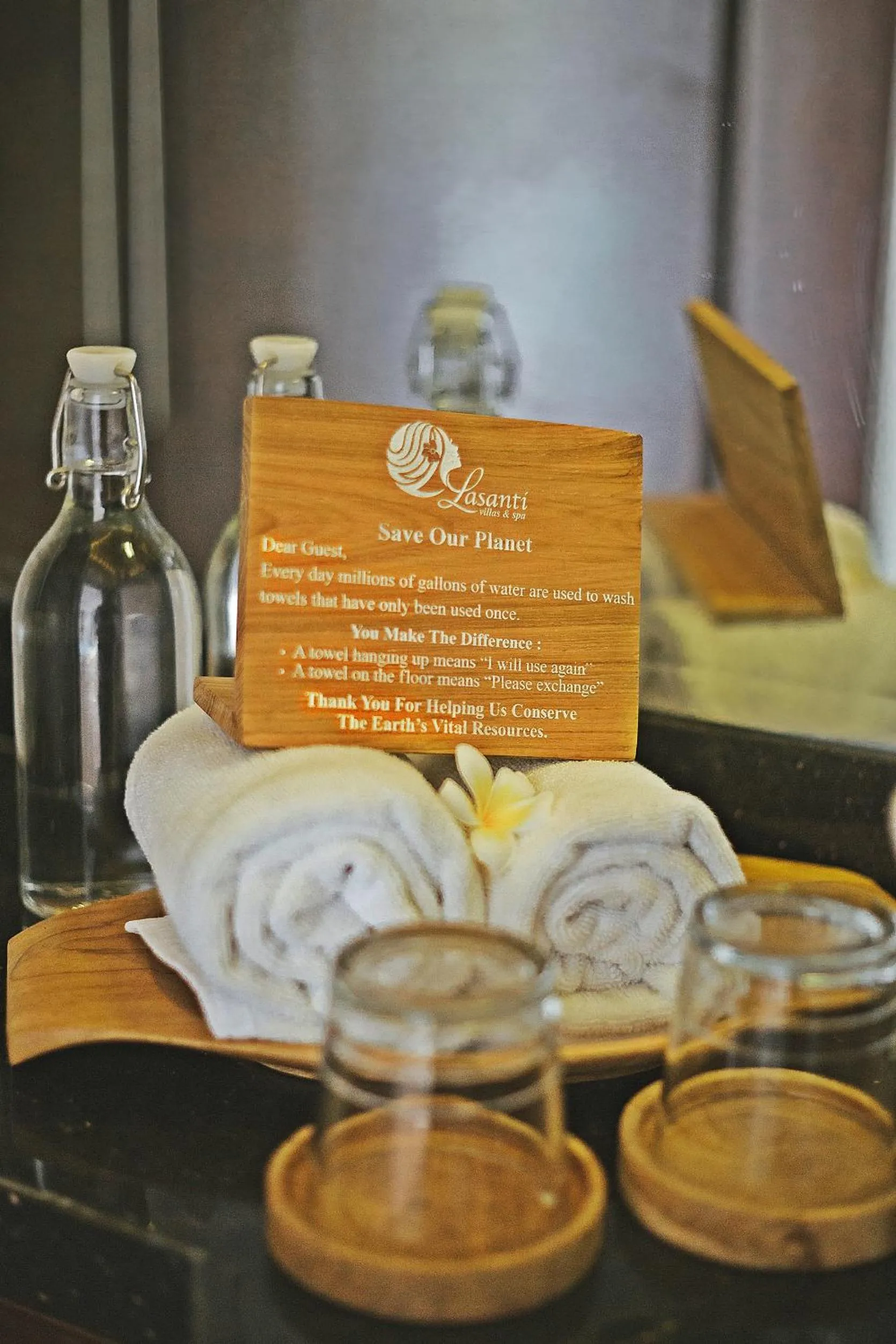 Drinks in Lasanti Villas Seminyak