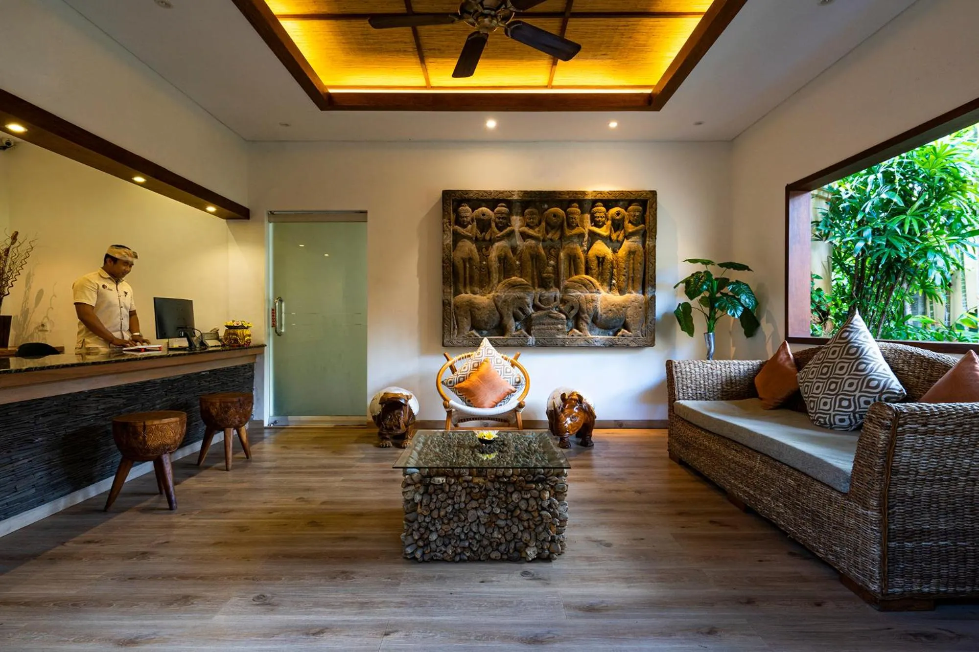 Lobby or reception in Lasanti Villas Seminyak