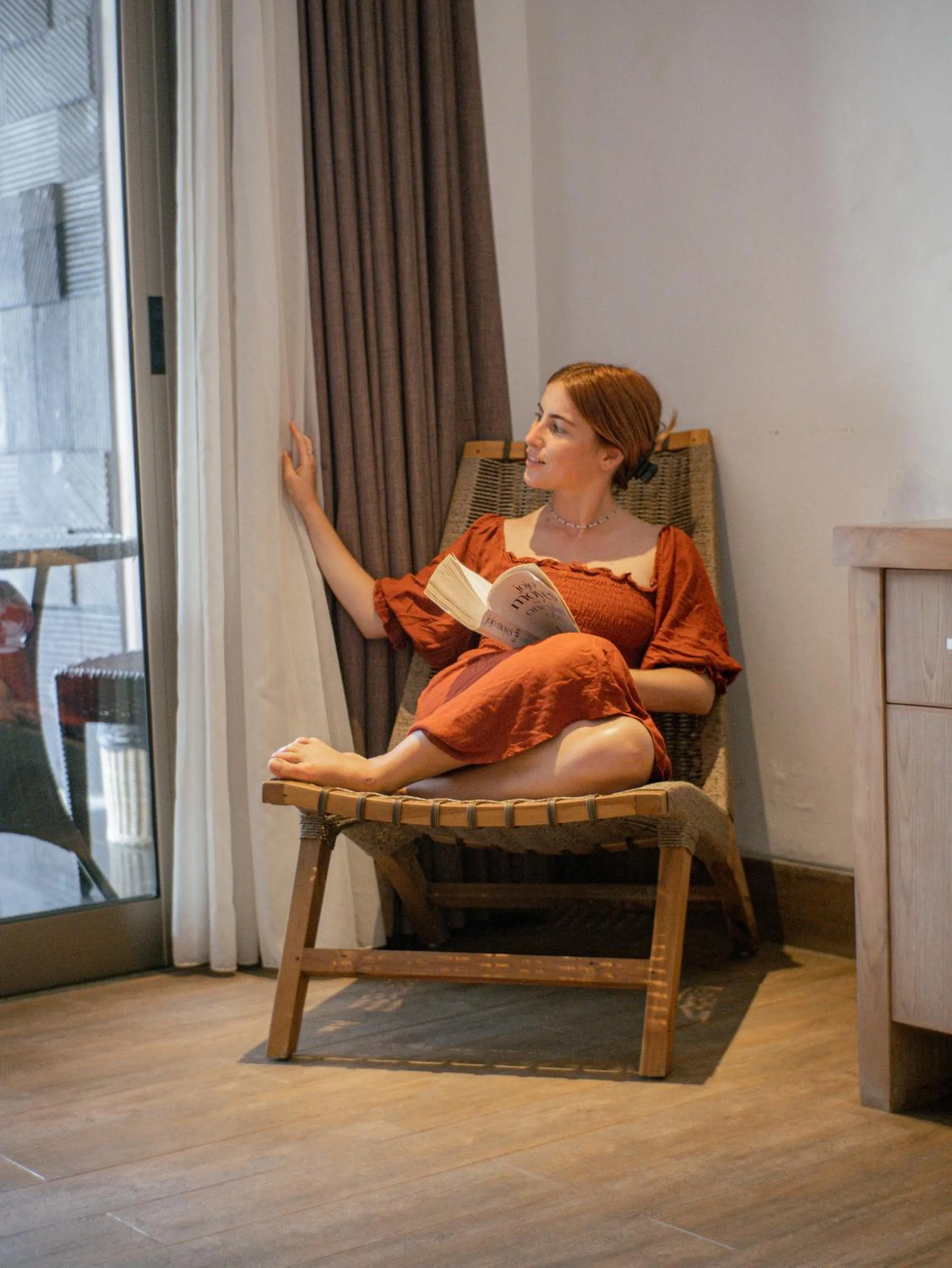 Seating area in Lasanti Villas Seminyak