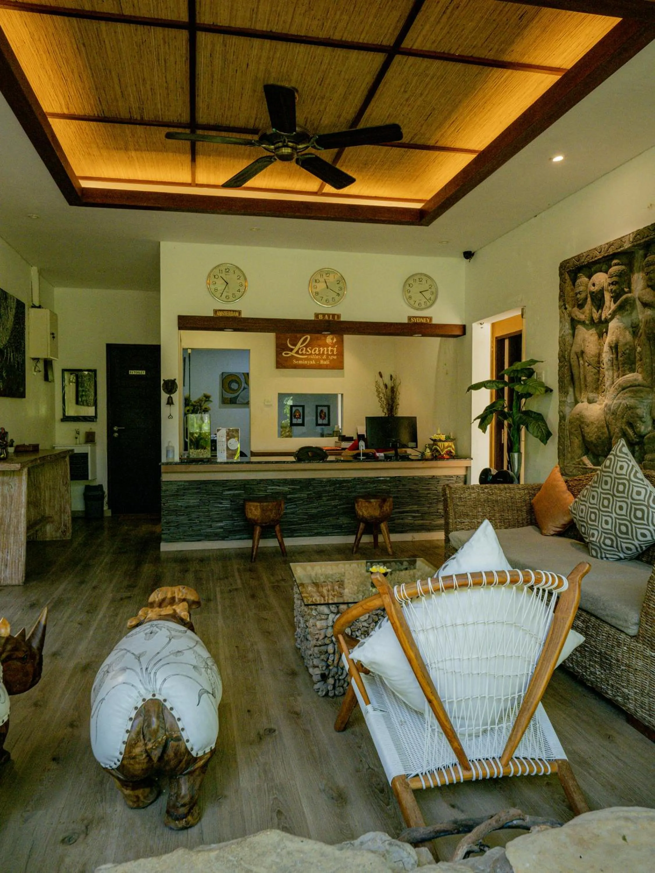 Lobby or reception in Lasanti Villas Seminyak