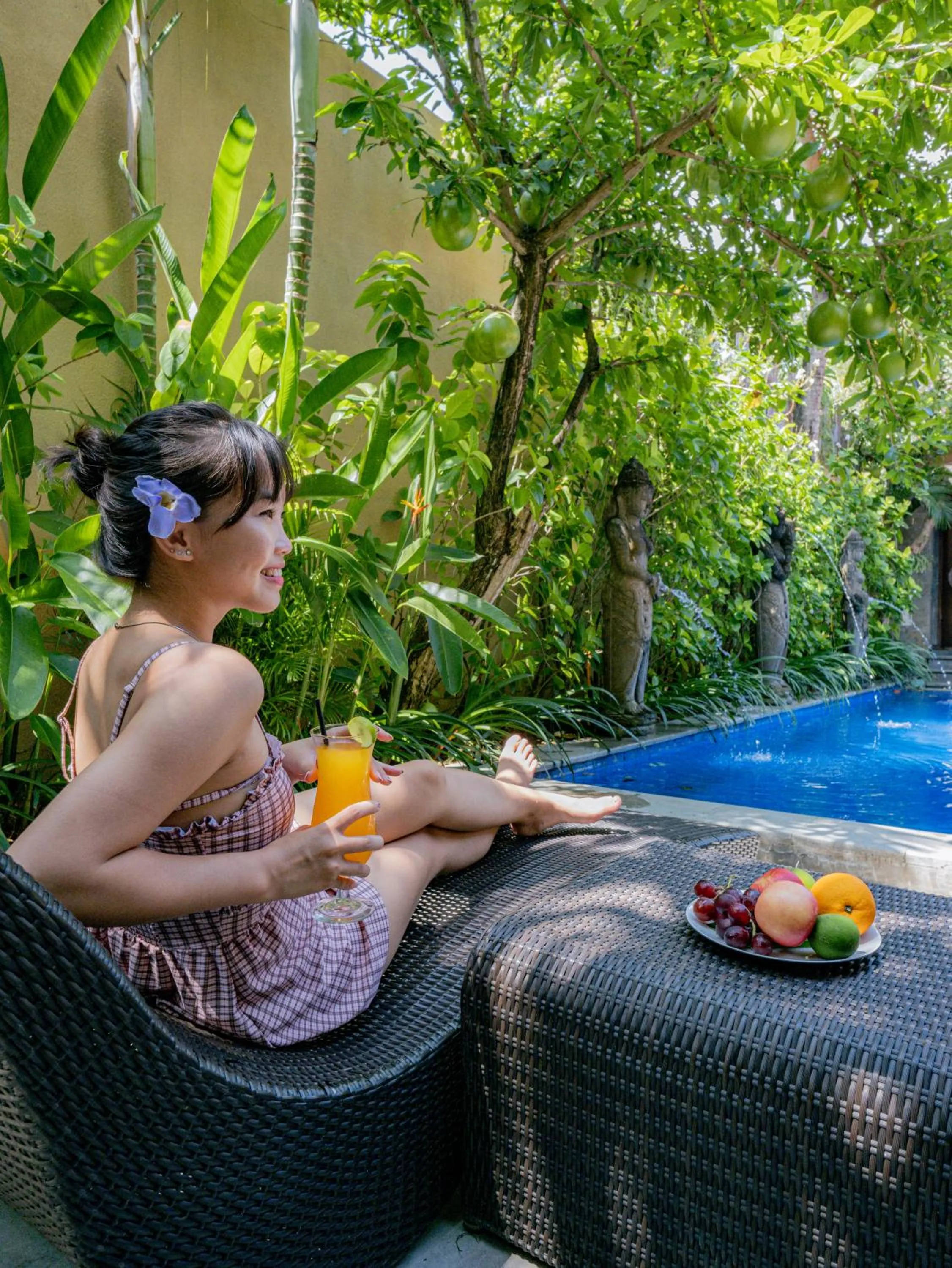 Swimming pool in Lasanti Villas Seminyak