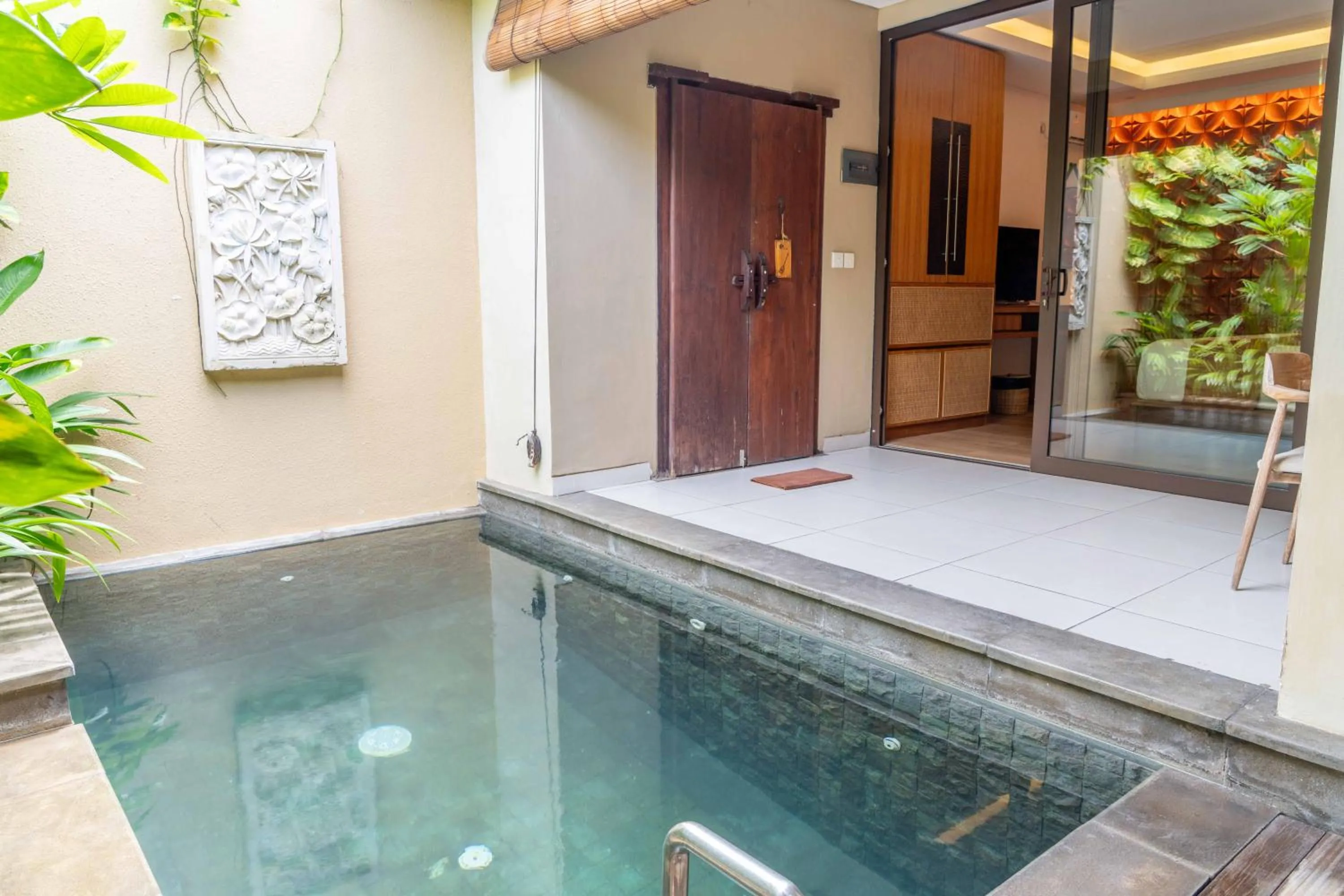 Pool view in Lasanti Villas Seminyak