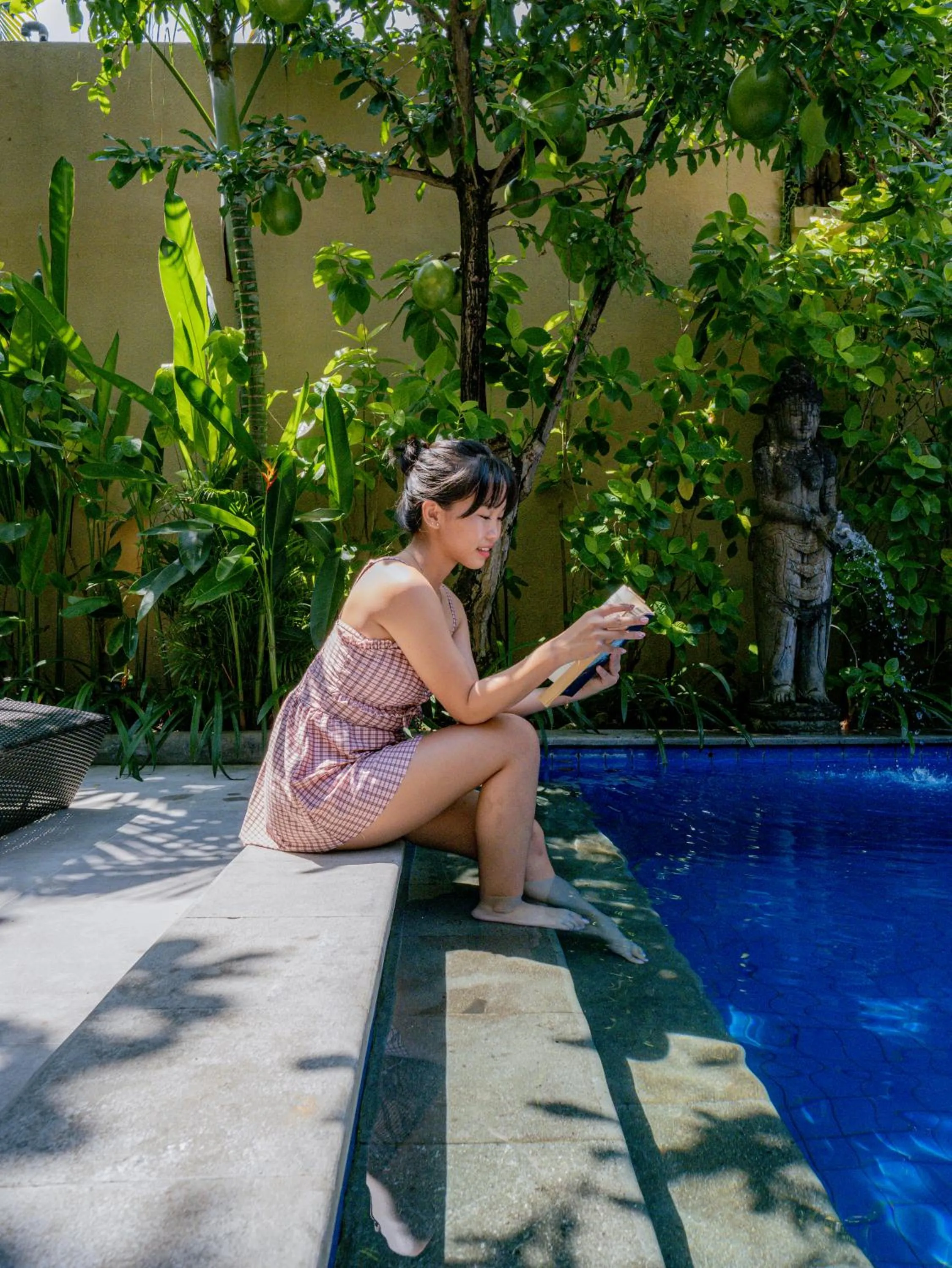 Pool view in Lasanti Villas Seminyak