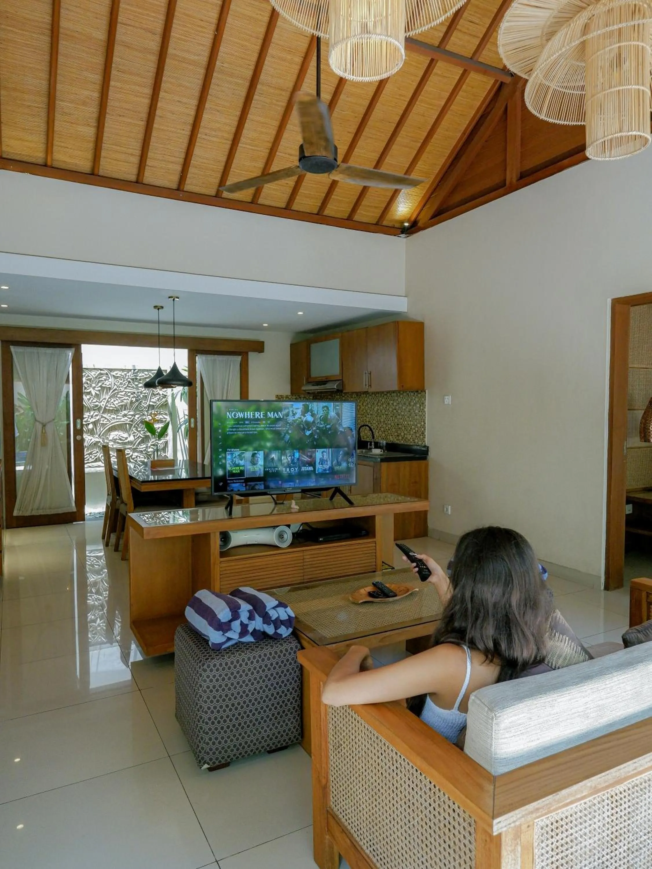 Living room in Lasanti Villas Seminyak