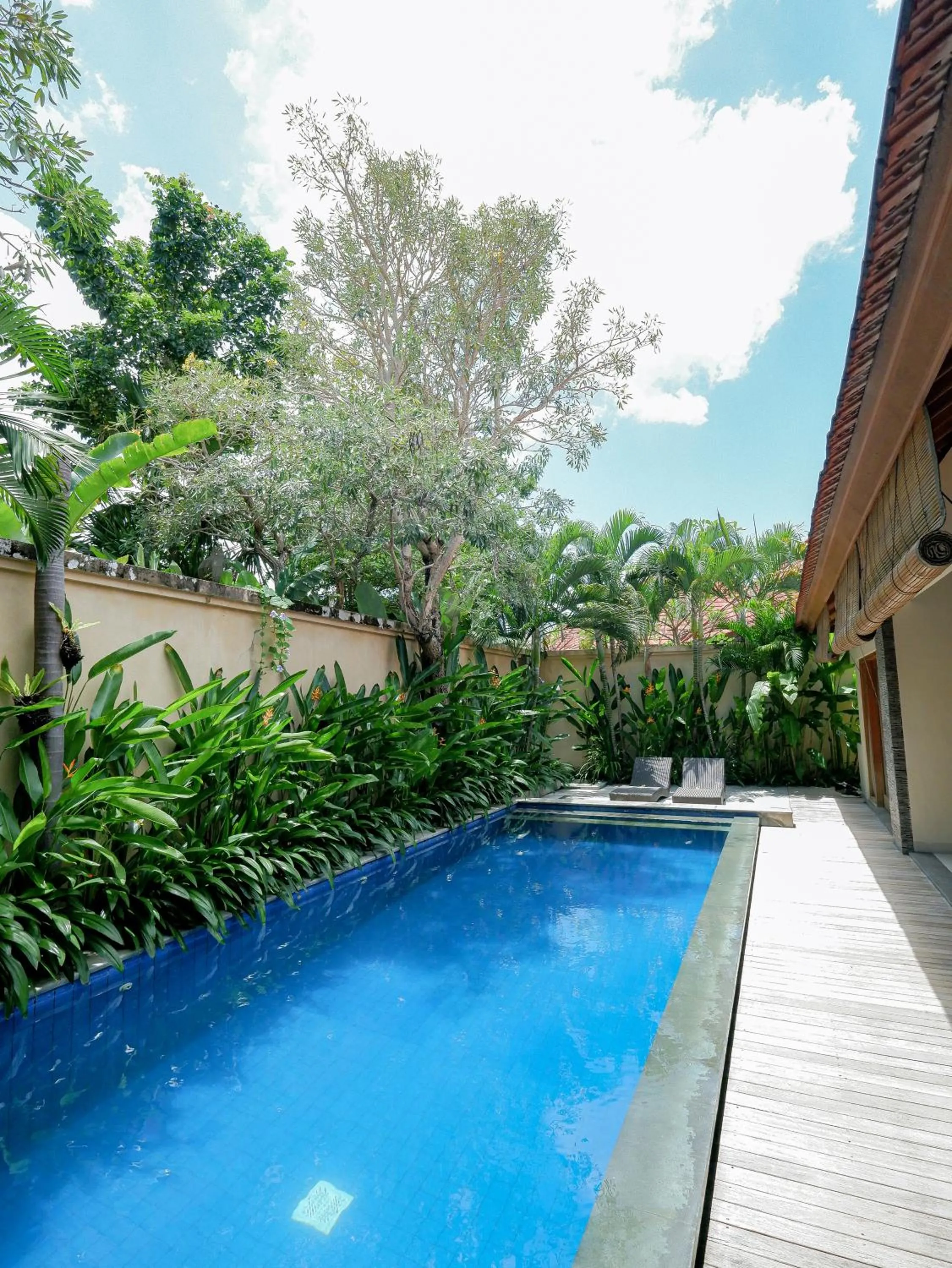 Pool view in Lasanti Villas Seminyak