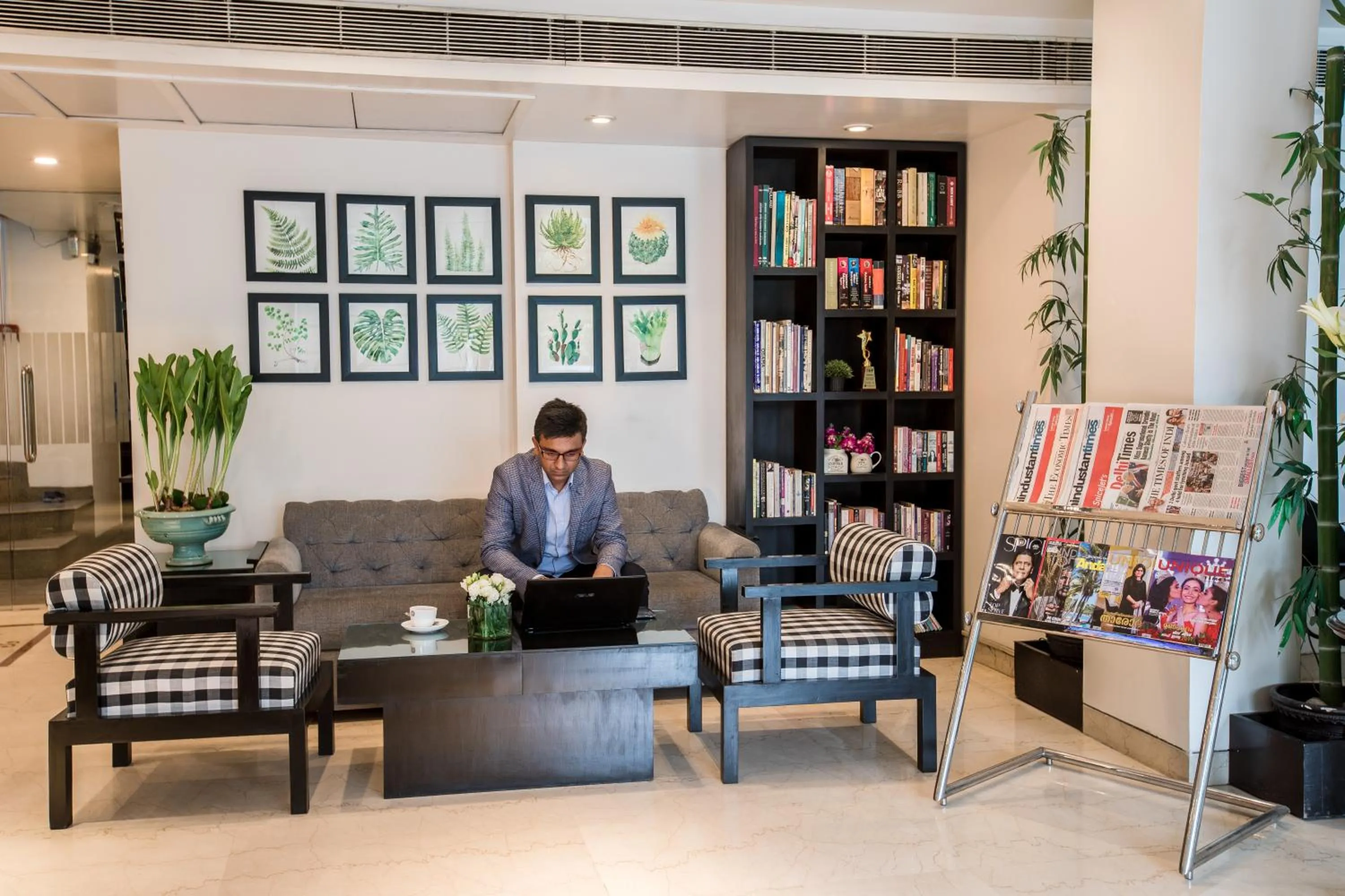 Library in Rockland Hotel, C.R Park