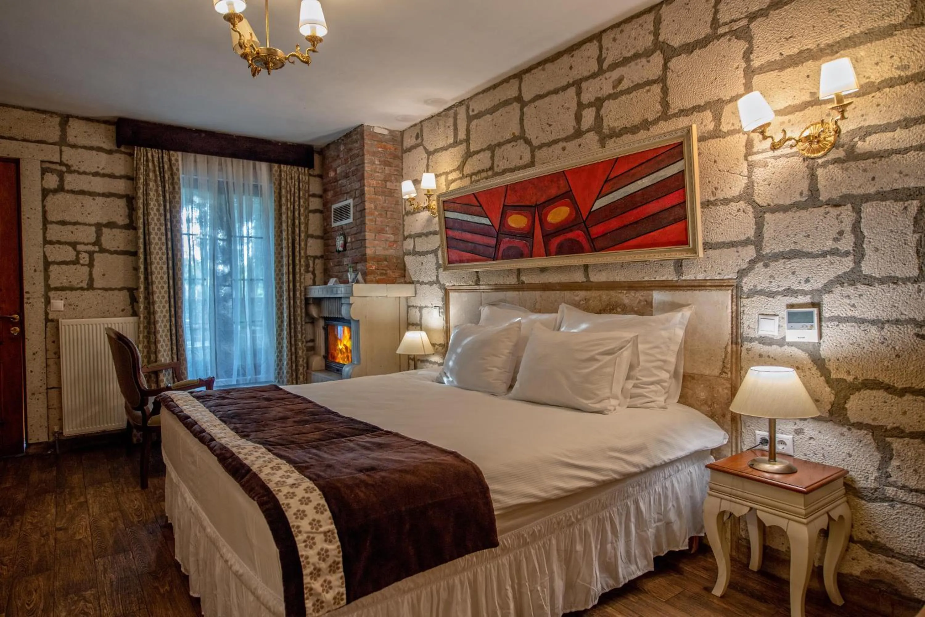 Bed in Wineport Lodge Agva Riverside Hotel & Winery