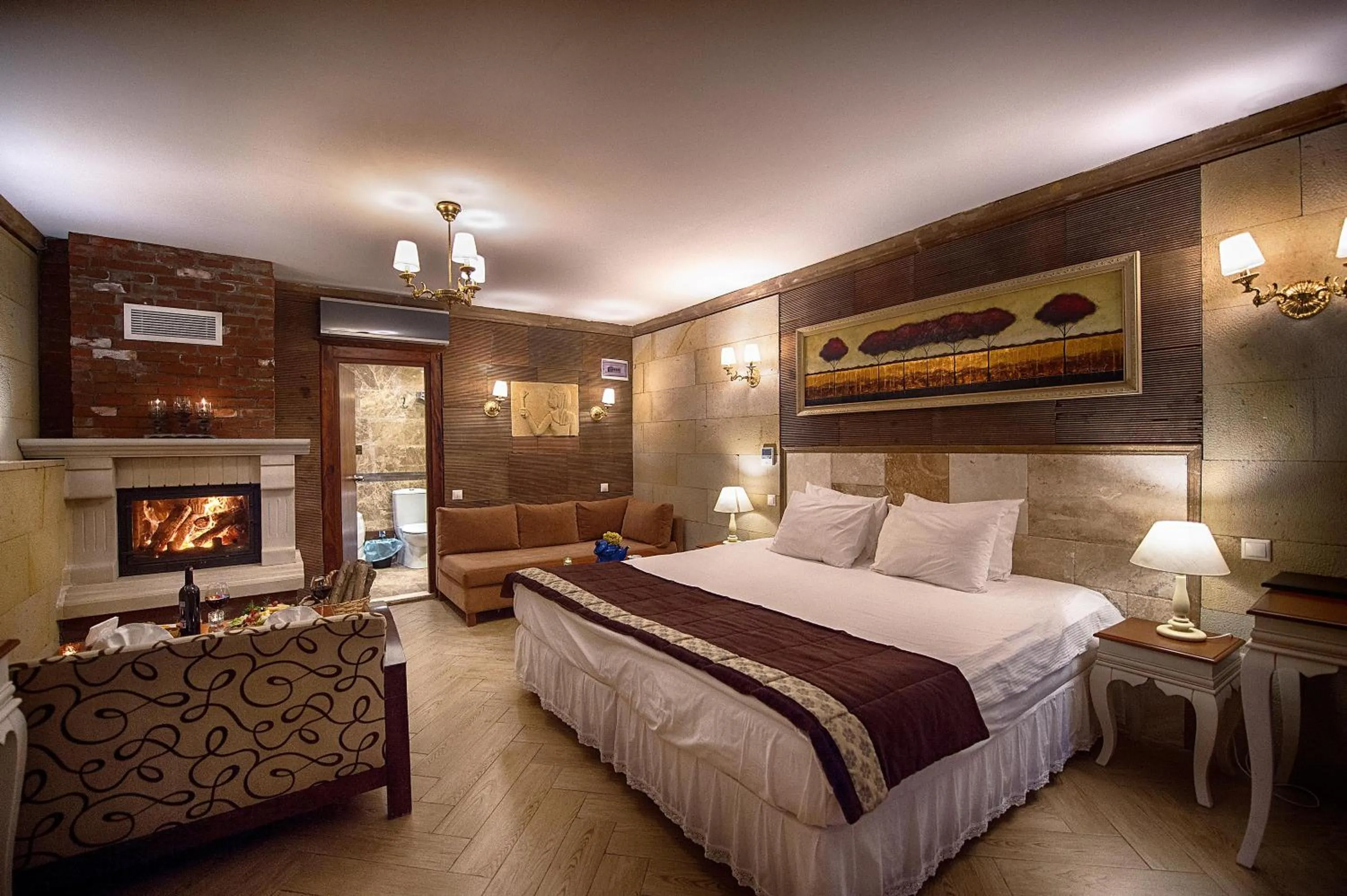 Bed in Wineport Lodge Agva Riverside Hotel & Winery