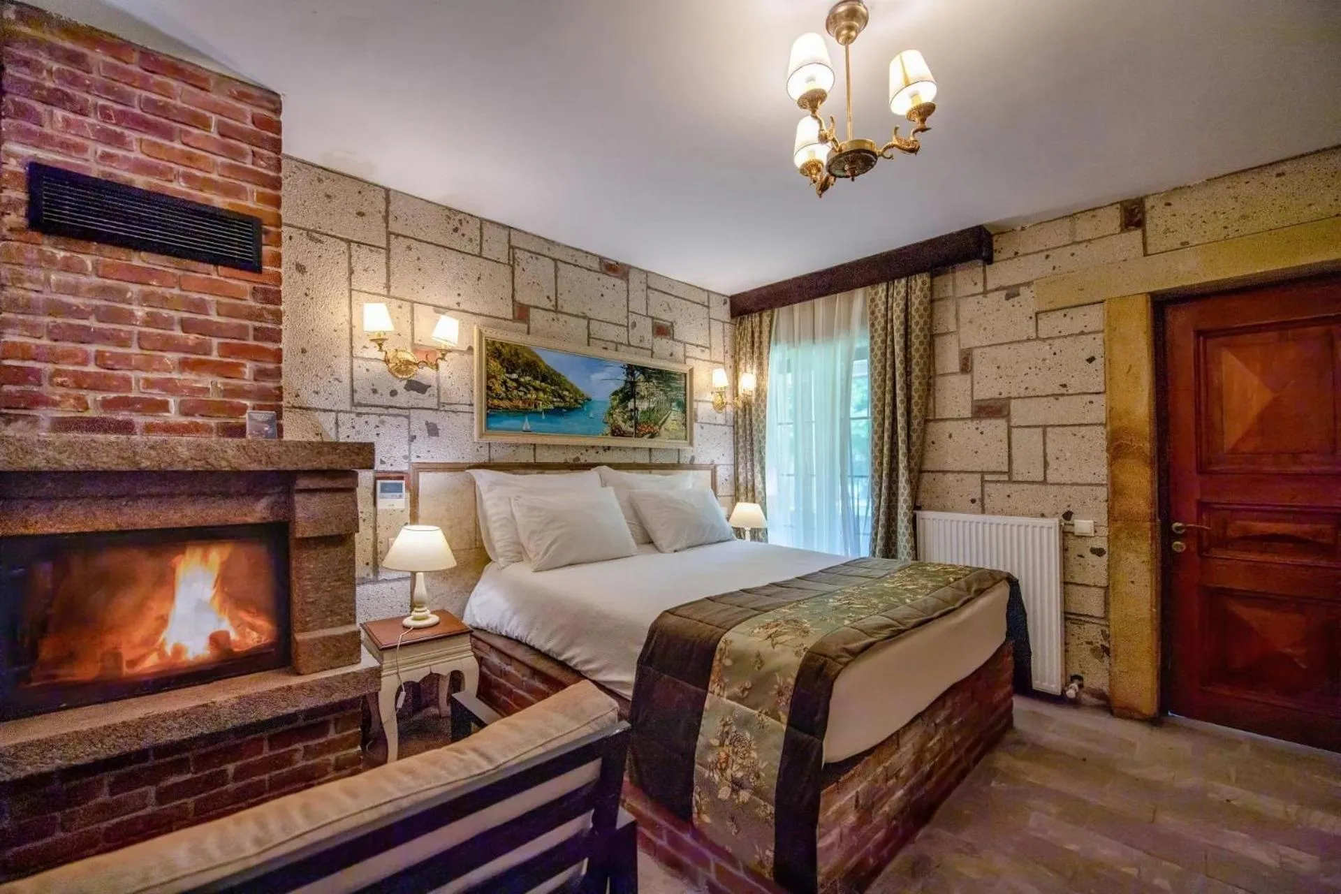 Bed in Wineport Lodge Agva Riverside Hotel & Winery