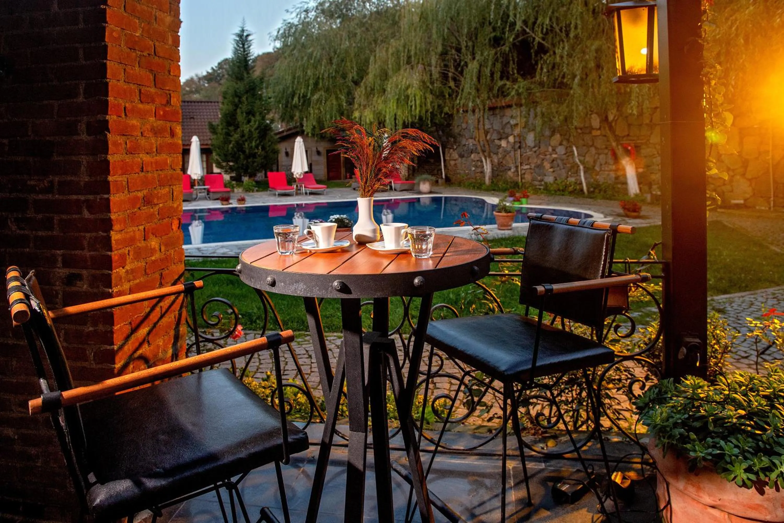 Balcony/Terrace in Wineport Lodge Agva Riverside Hotel & Winery